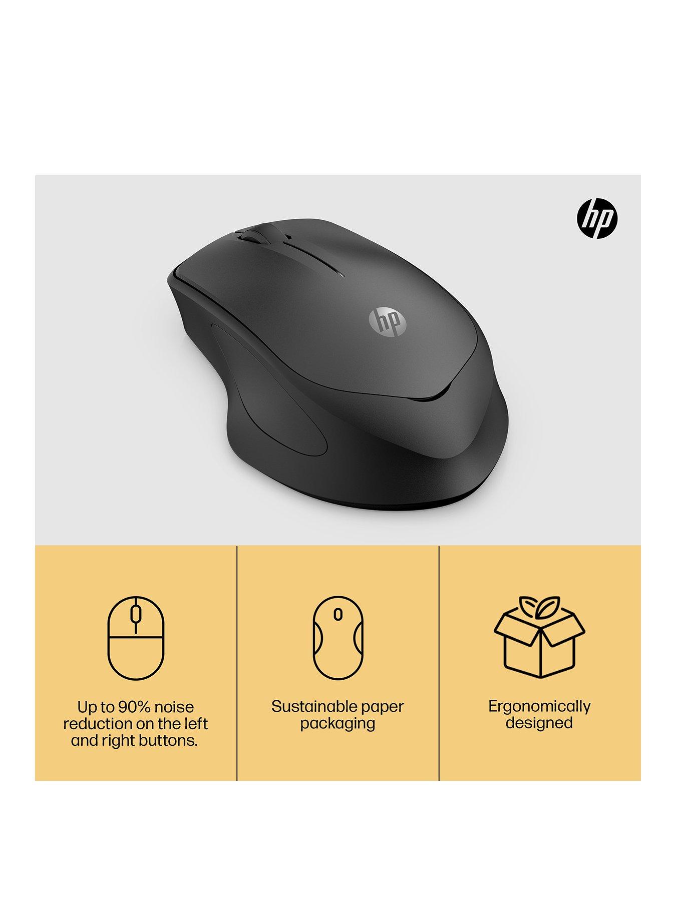  image of hp-280-silent-pc-wireless-mouse-comfortable-amp-ergonomic-design-90-noise-reduction-up-to-18-months-battery-nbsp--nbspblack
