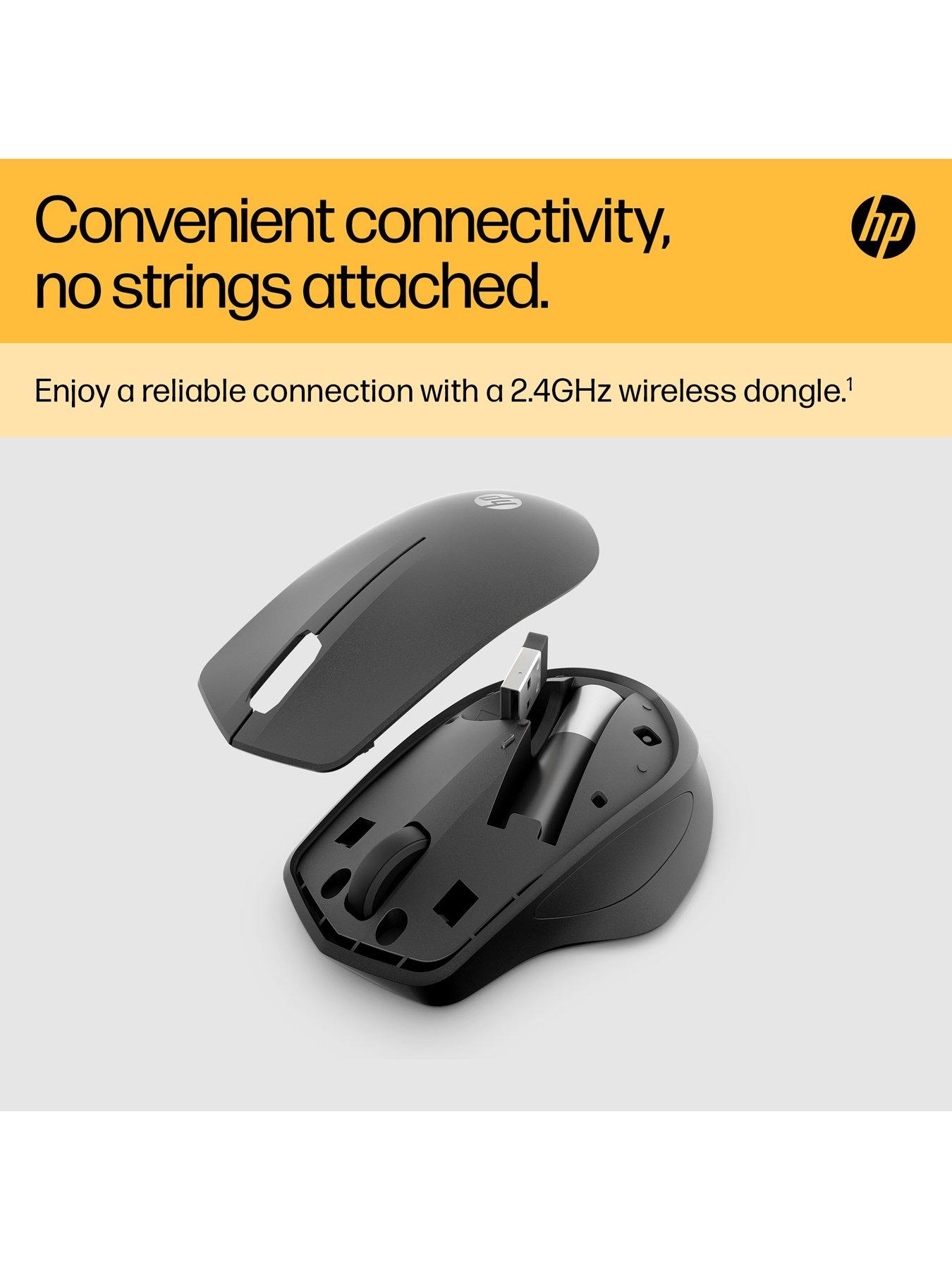  image of hp-280-silent-pc-wireless-mouse-comfortable-amp-ergonomic-design-90-noise-reduction-up-to-18-months-battery-nbsp--nbspblack