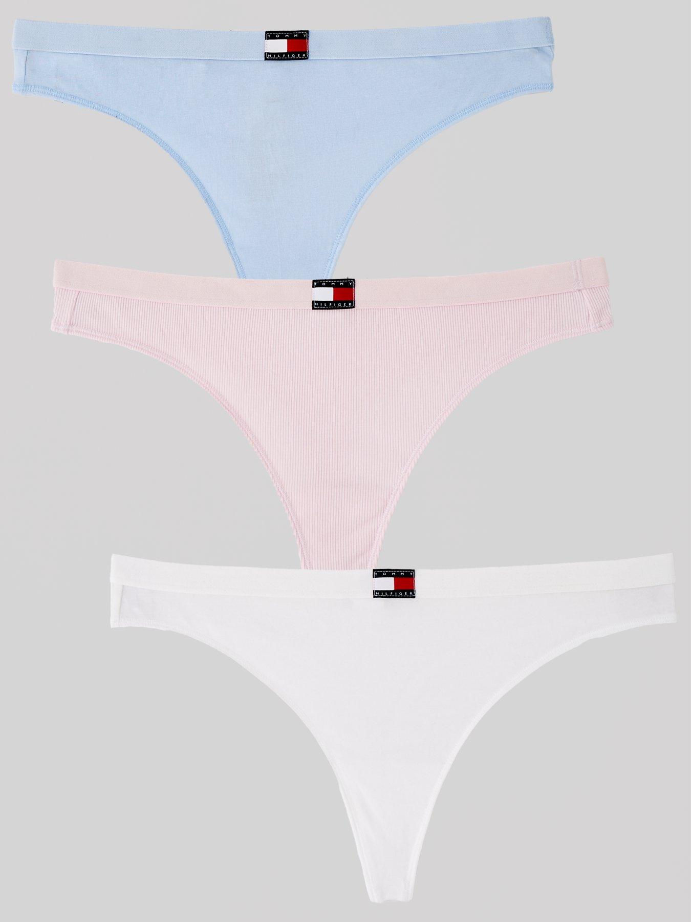 undefined 3 Pack Heritage Thongs - Blue
