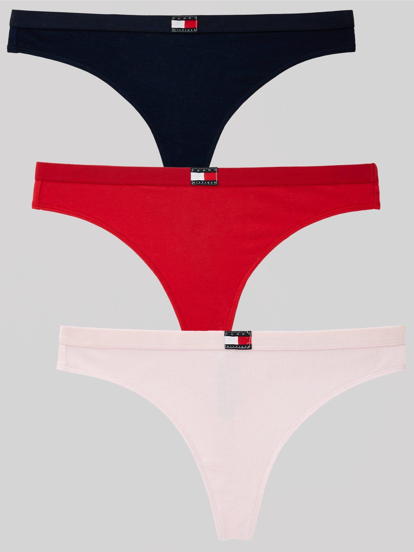 undefined 3 Pack Heritage Thong - Pink