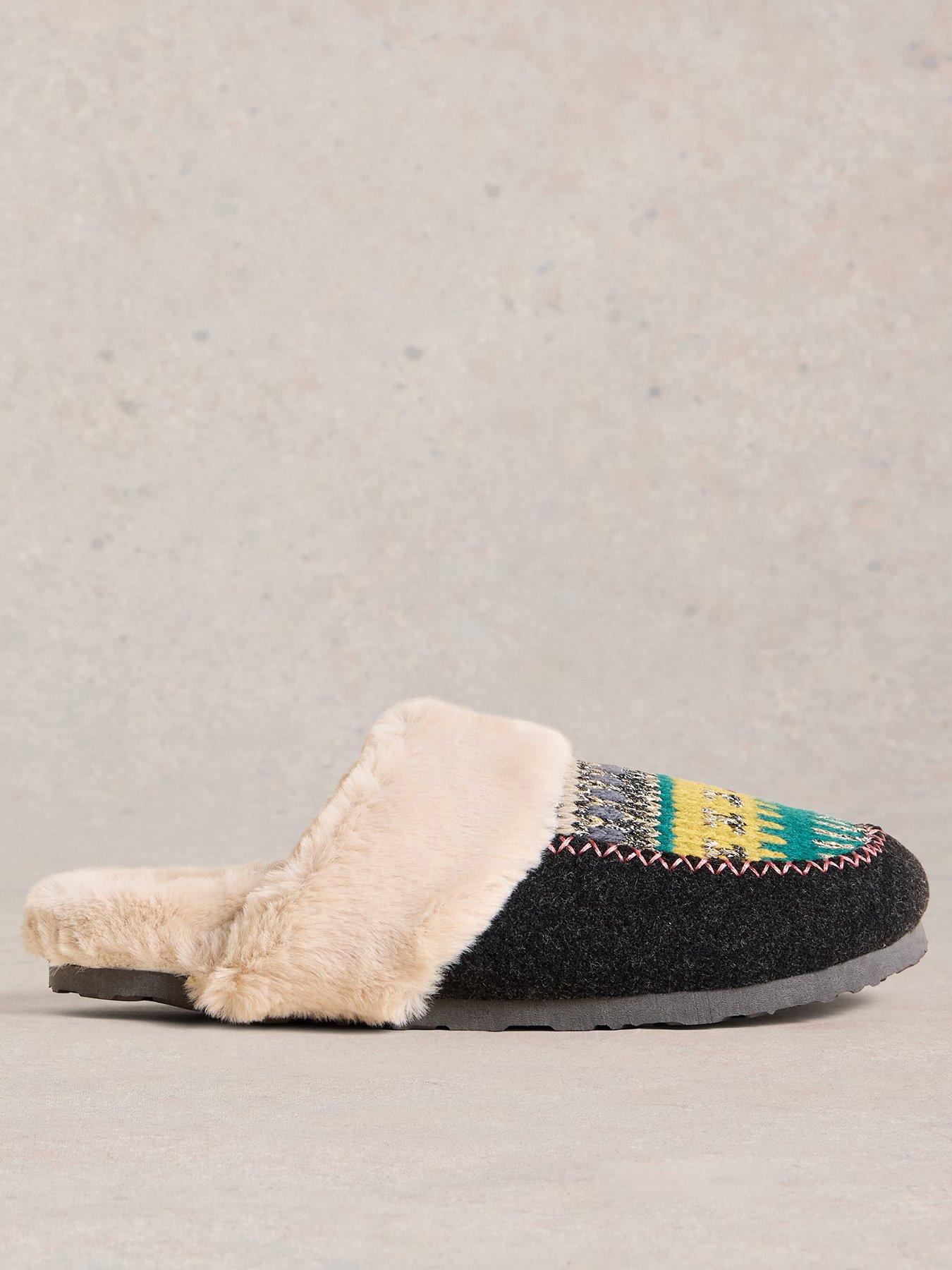  image of white-stuff-myrtle-mule-slipper-grey