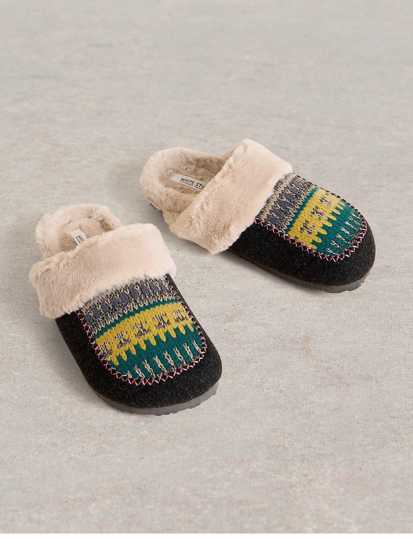  image of white-stuff-myrtle-mule-slipper-grey