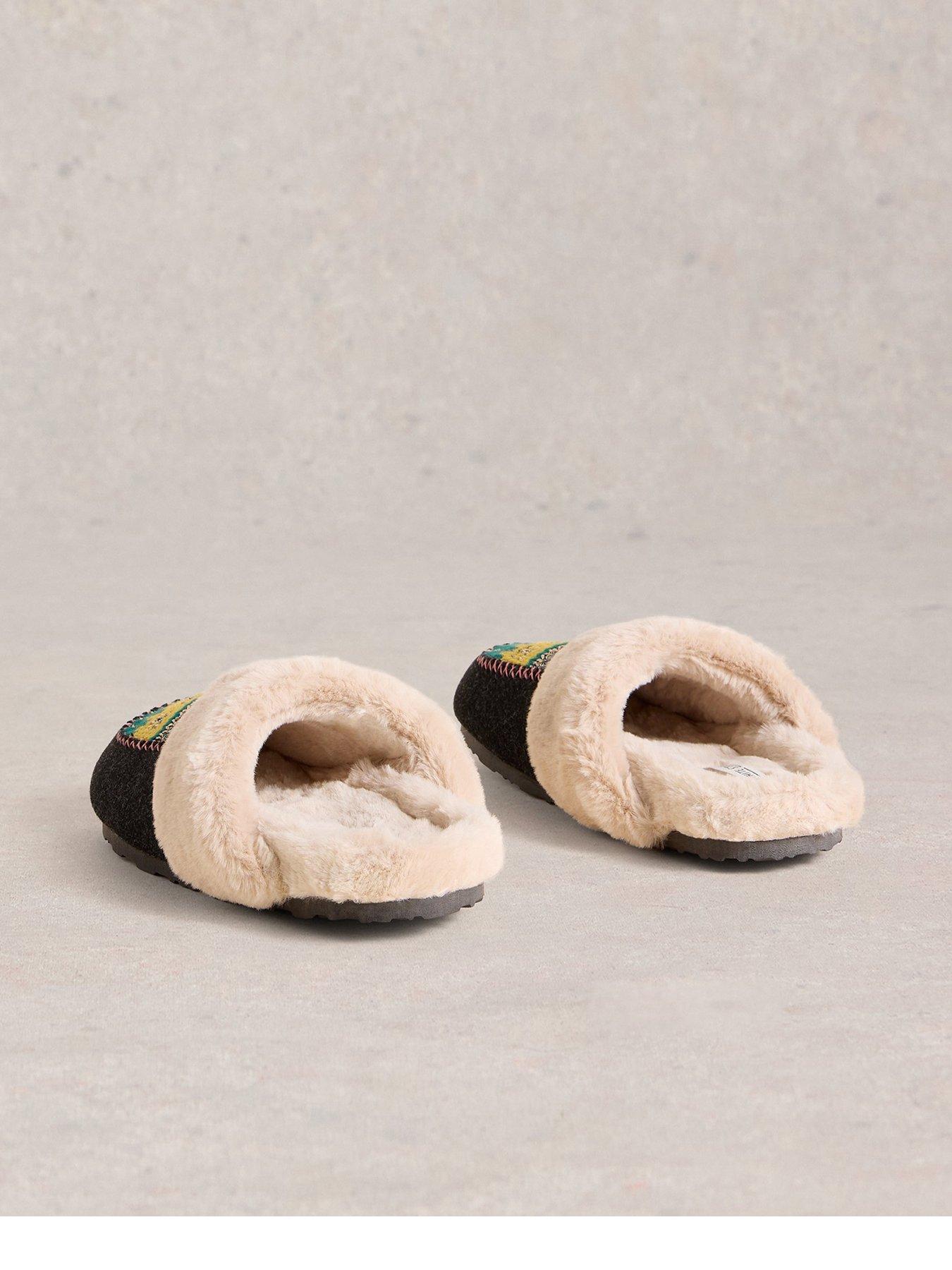  image of white-stuff-myrtle-mule-slipper-grey