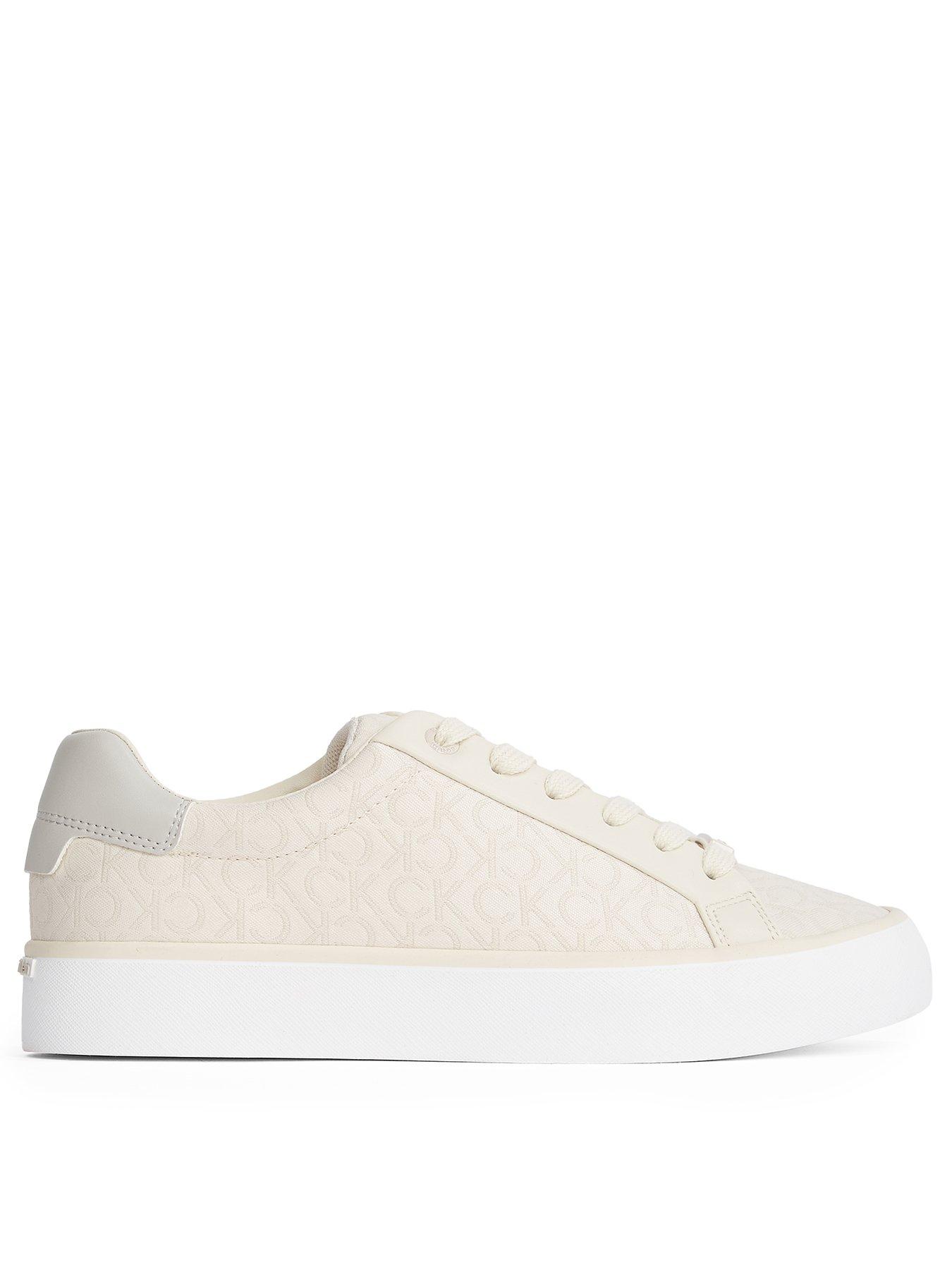  image of calvin-klein-lace-up-trainer-white