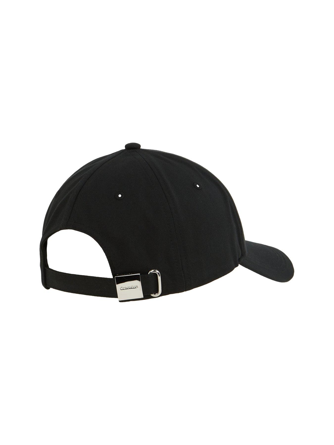  image of calvin-klein-metal-logo-cotton-cap-black
