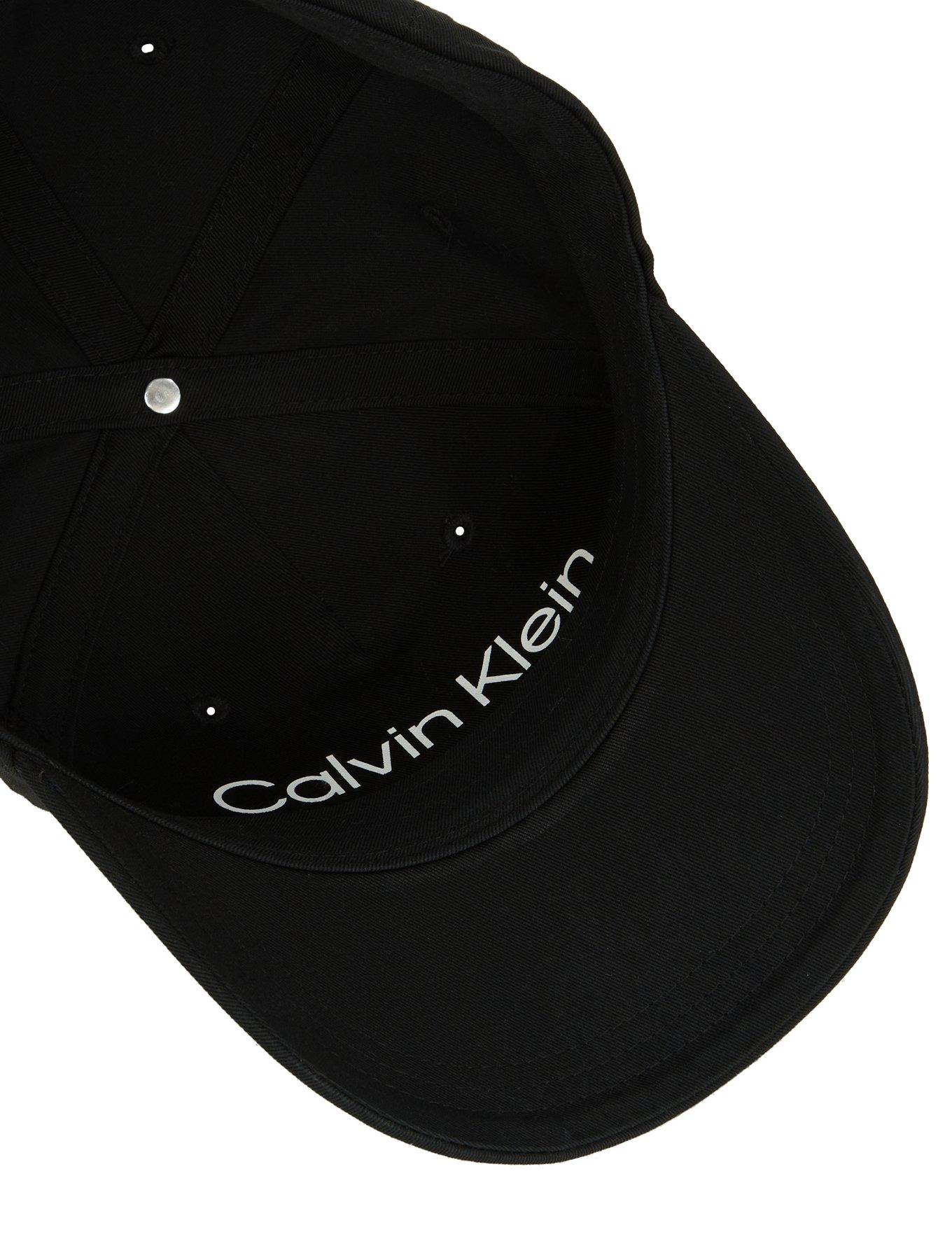  image of calvin-klein-metal-logo-cotton-cap-black