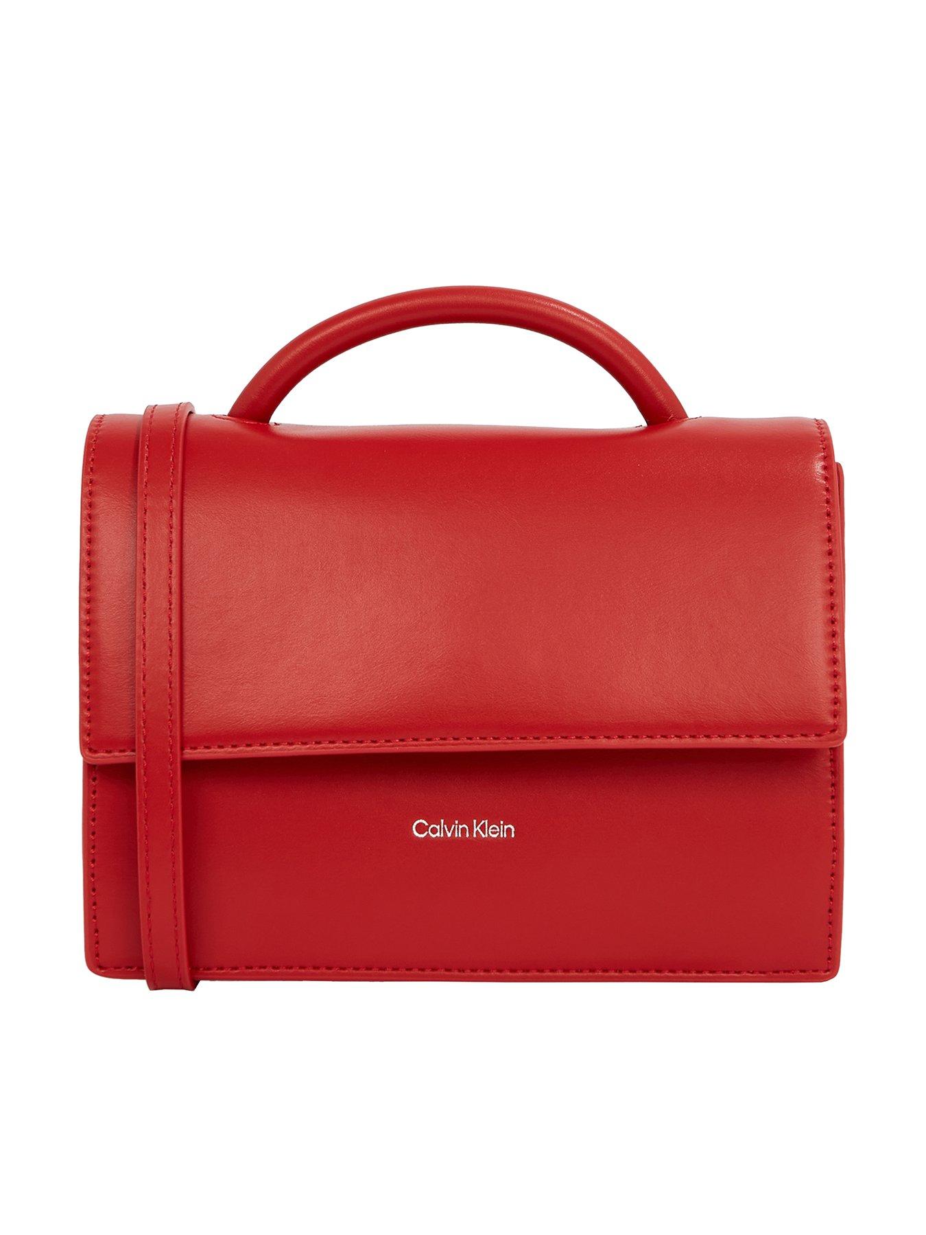 calvin-klein-top-handle-crossbody-bag-red