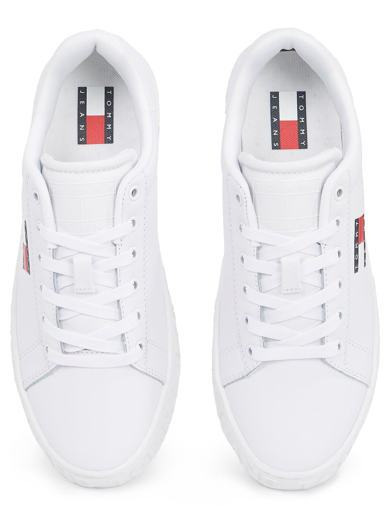  image of tommy-jeans-outsole-logo-trainer-whitepink
