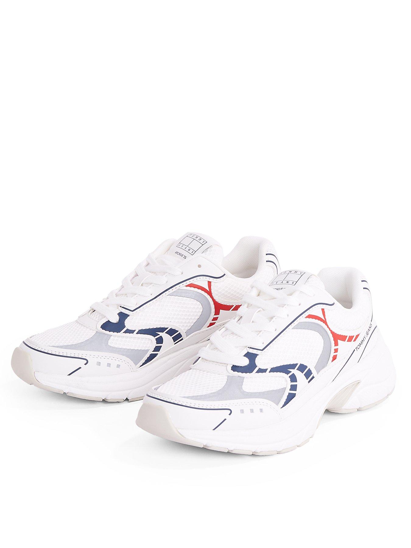  image of tommy-jeans-archive-runner-trainers-white