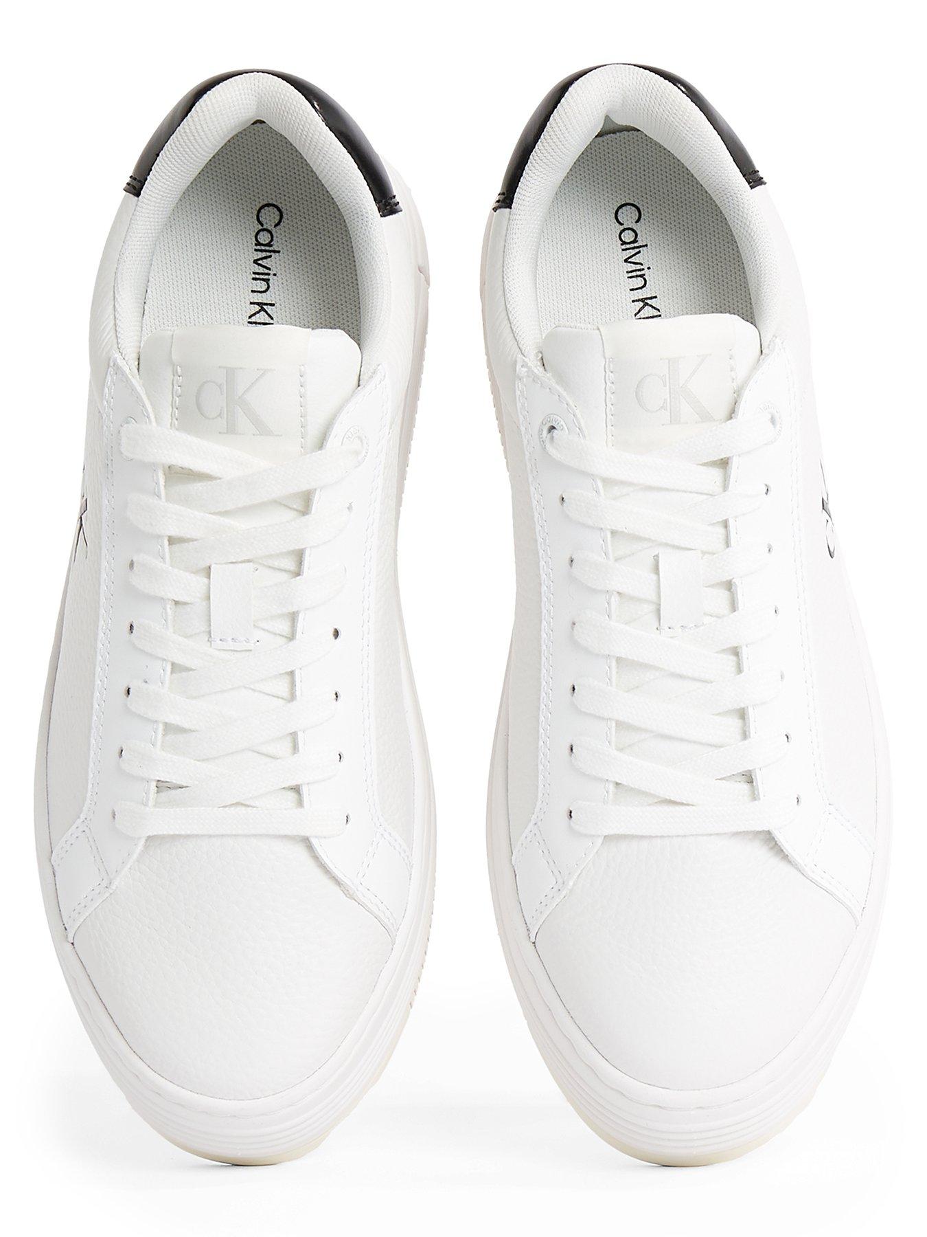  image of calvin-klein-jeans-bold-flatform-trainers-white