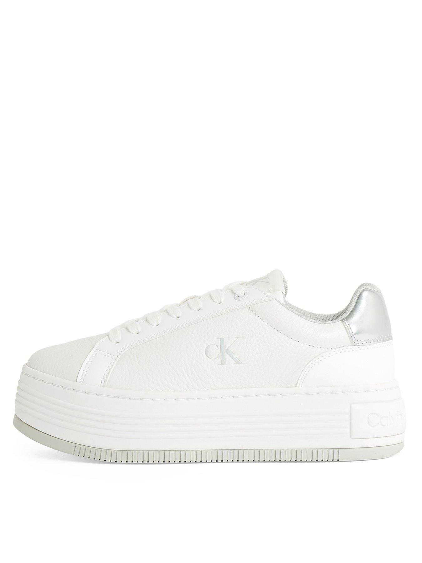 Calvin Klein Jeans Bold Flatform Trainer - White