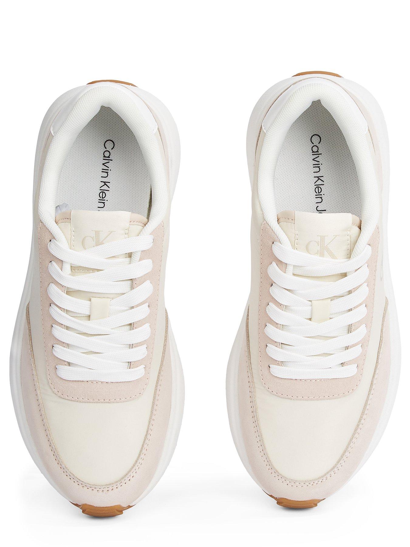  image of calvin-klein-jeans-runner-laceup-trainer-white