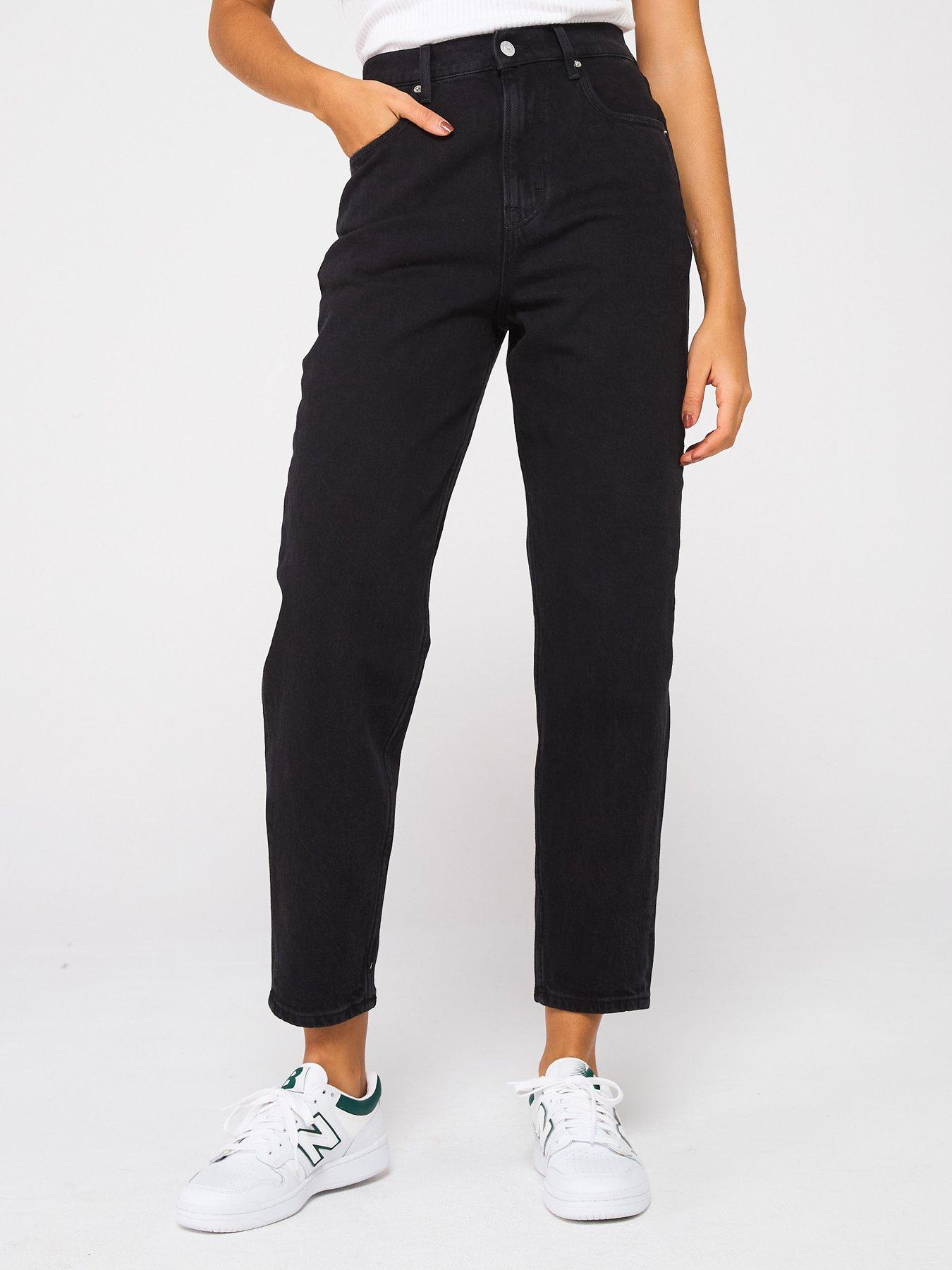  image of tommy-jeans-mom-jeans-black