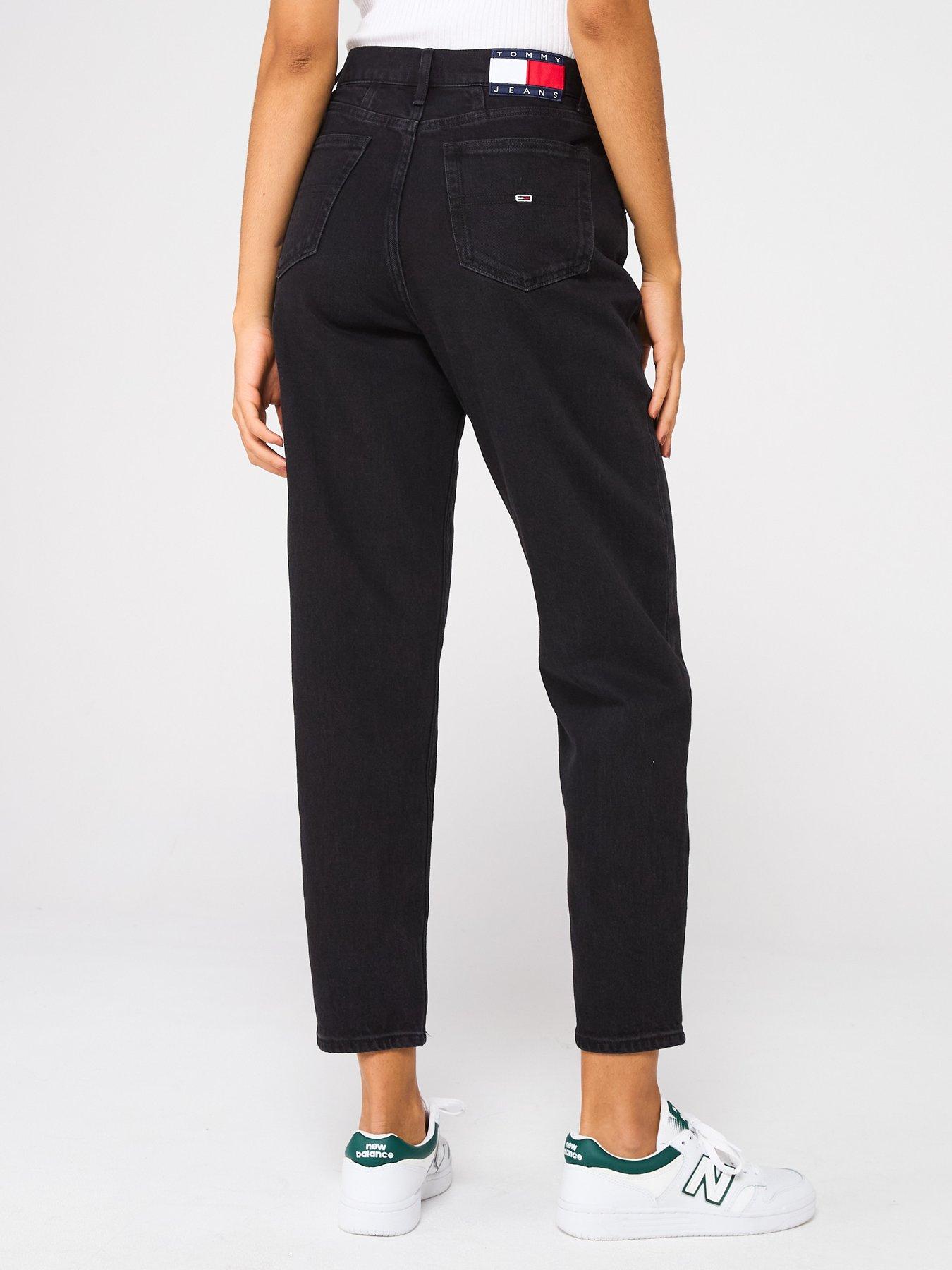  image of tommy-jeans-mom-jeans-black