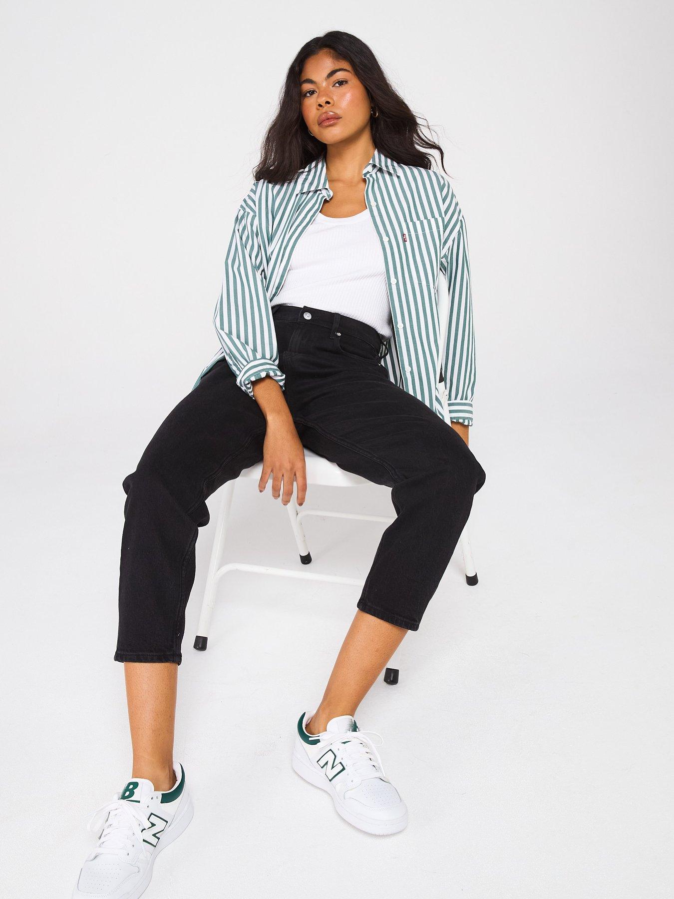  image of tommy-jeans-mom-jeans-black