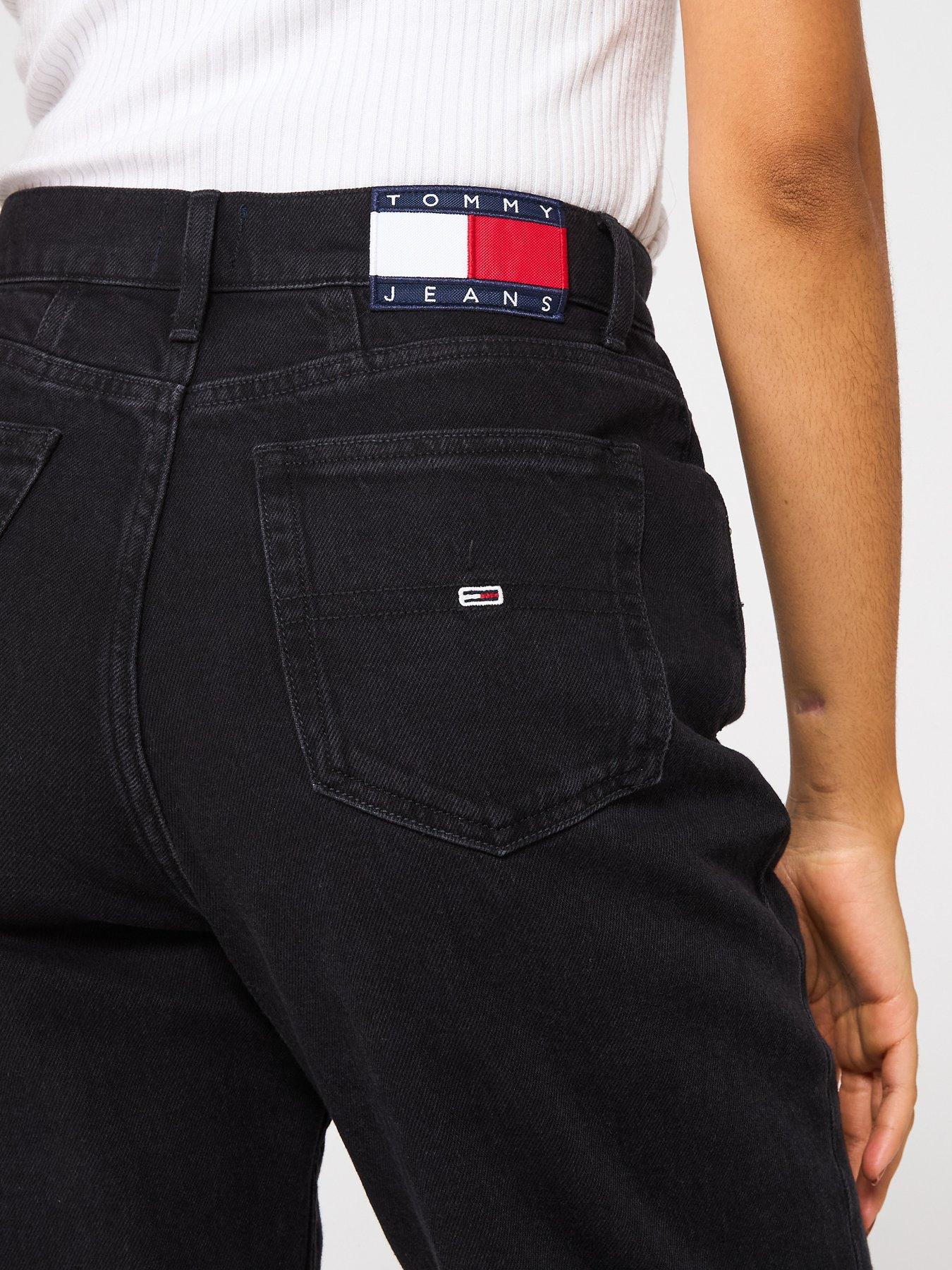  image of tommy-jeans-mom-jeans-black