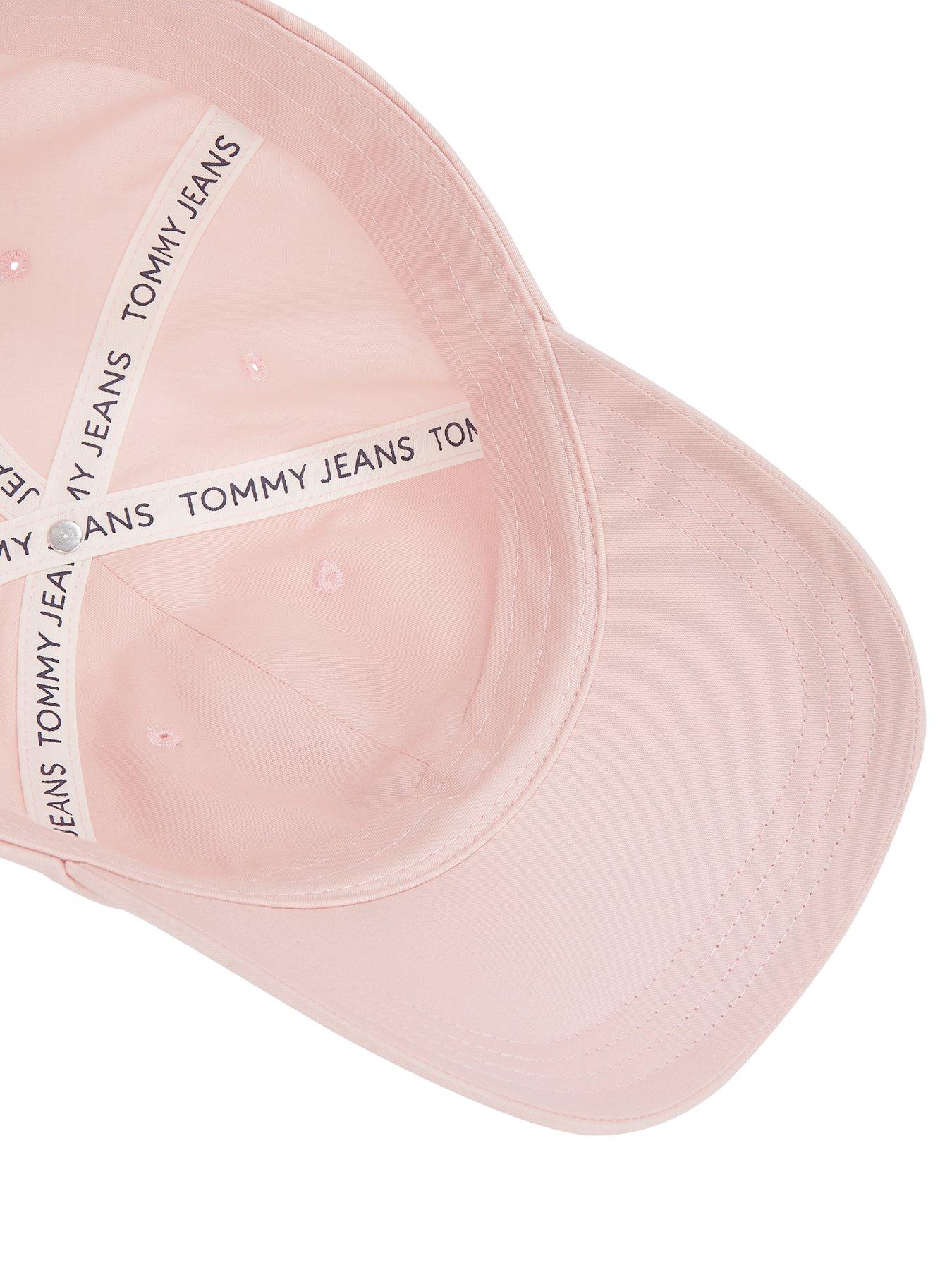  image of tommy-jeans-linear-logo-cap-pink