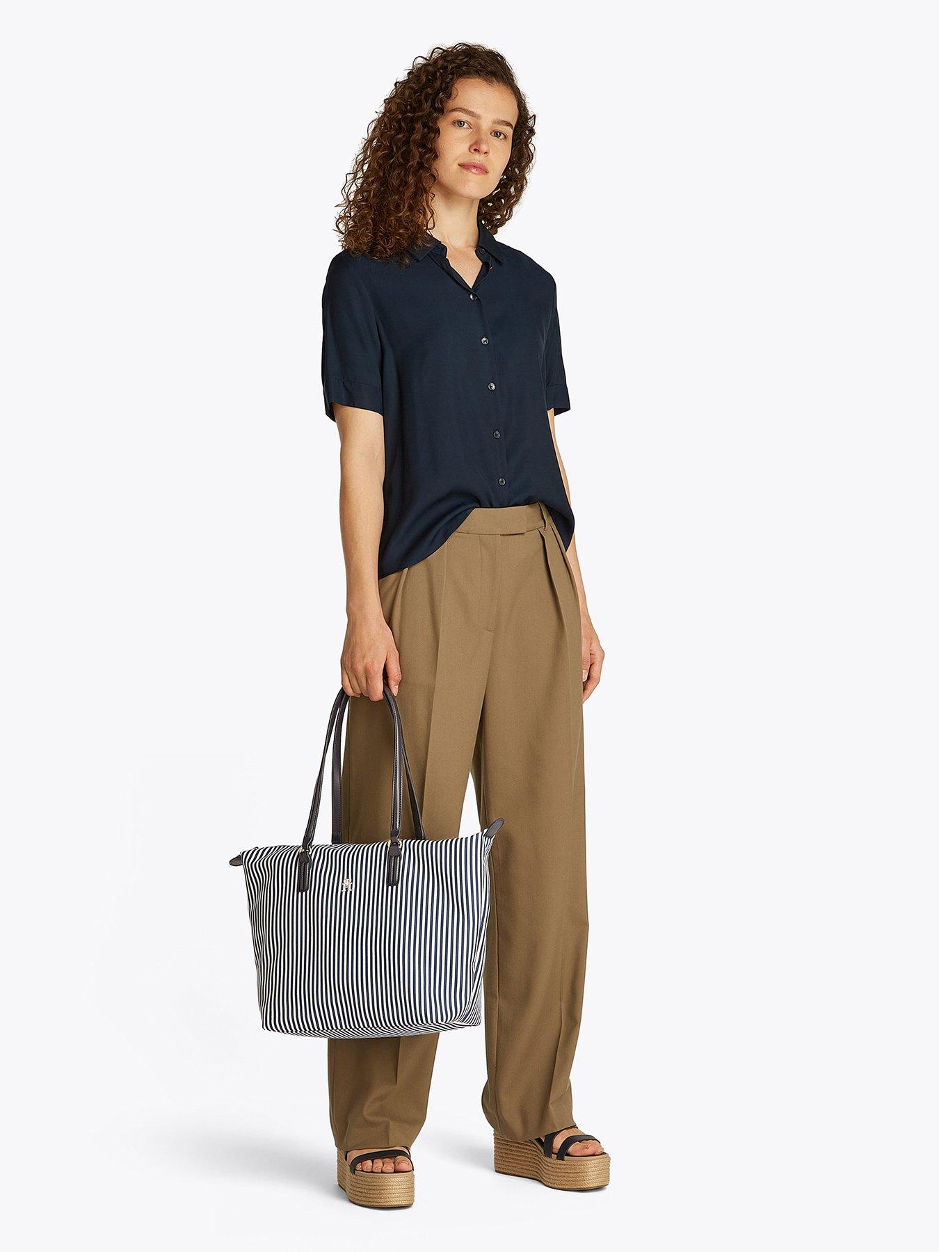  image of tommy-hilfiger-striped-summer-tote-bag-navy