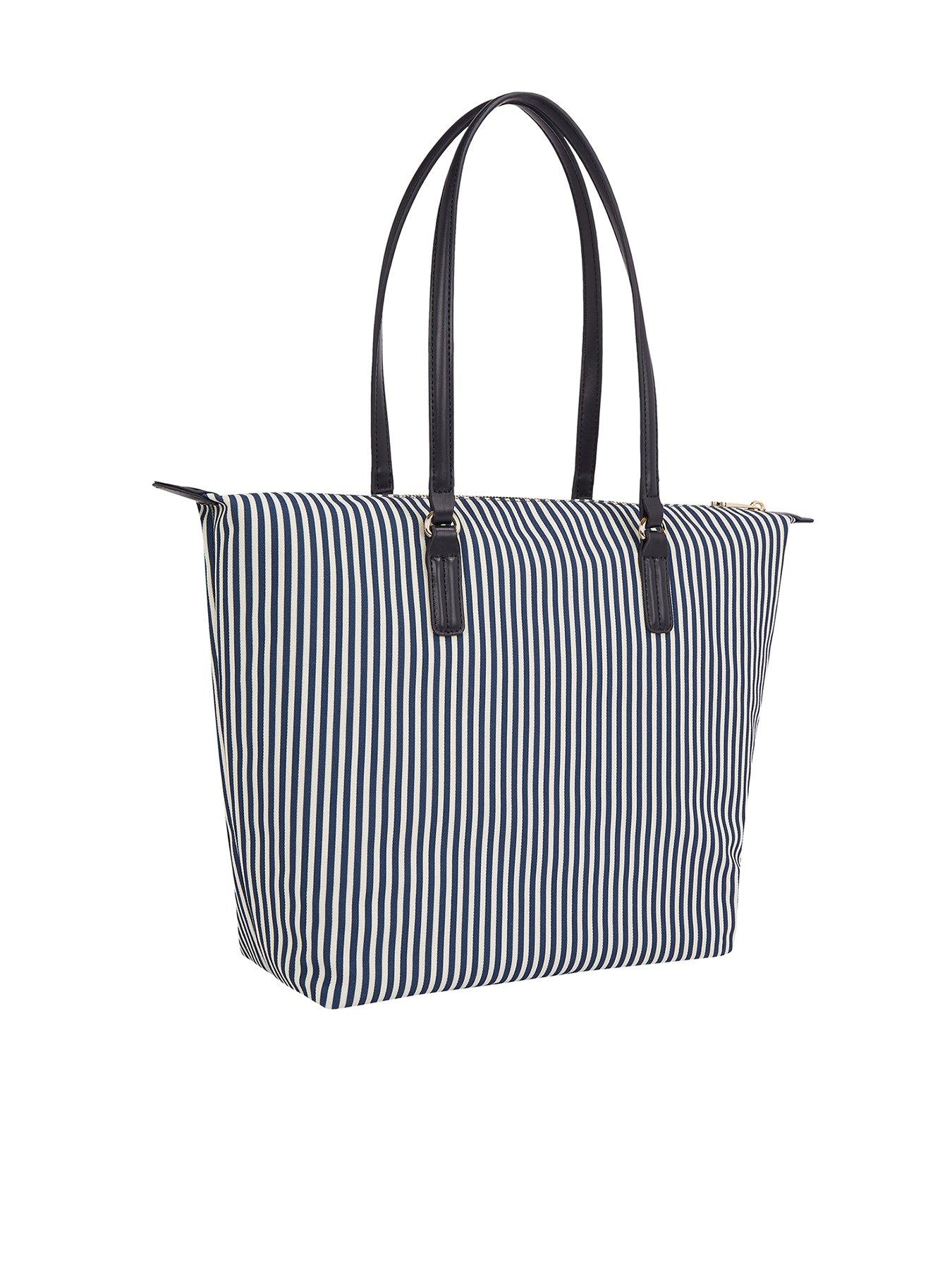  image of tommy-hilfiger-striped-summer-tote-bag-navy
