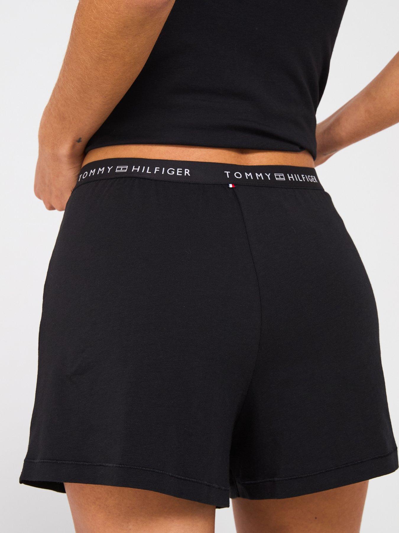  image of tommy-hilfiger-modal-tank-top-short-pyjama-set-black