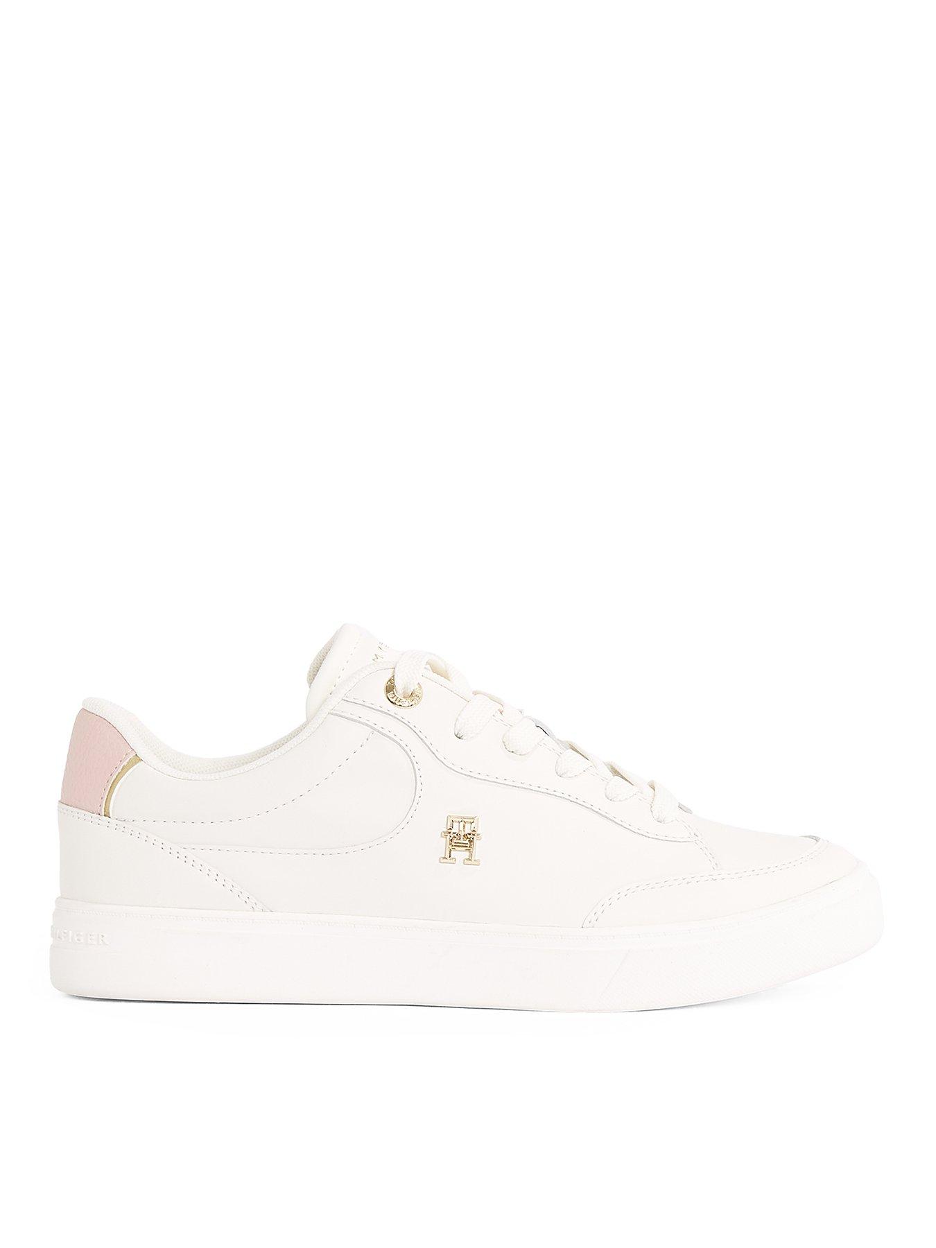  image of tommy-hilfiger-essential-court-trainers-white