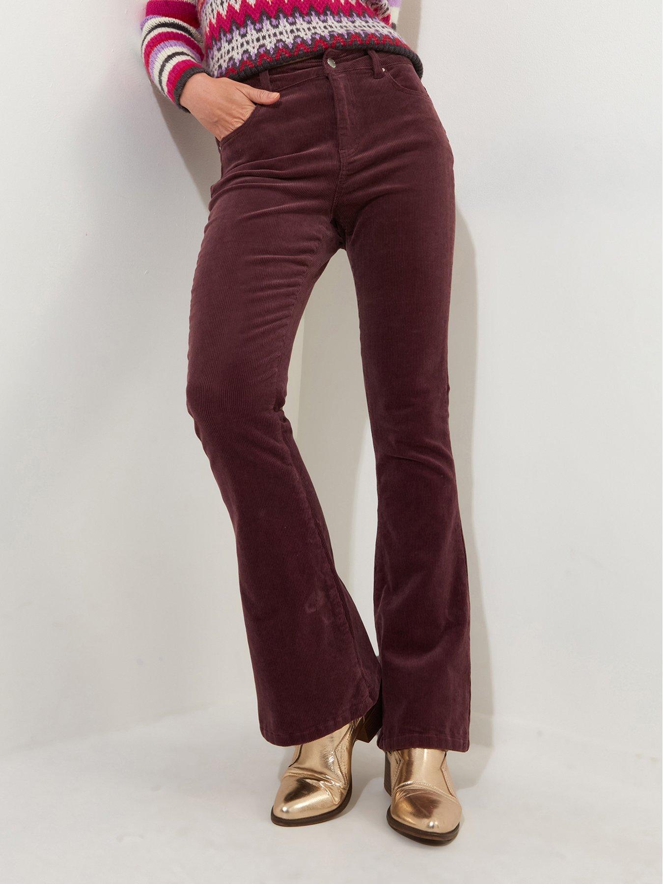 Image 1 of 5 of Joe Browns Cord Trousers - Purple
