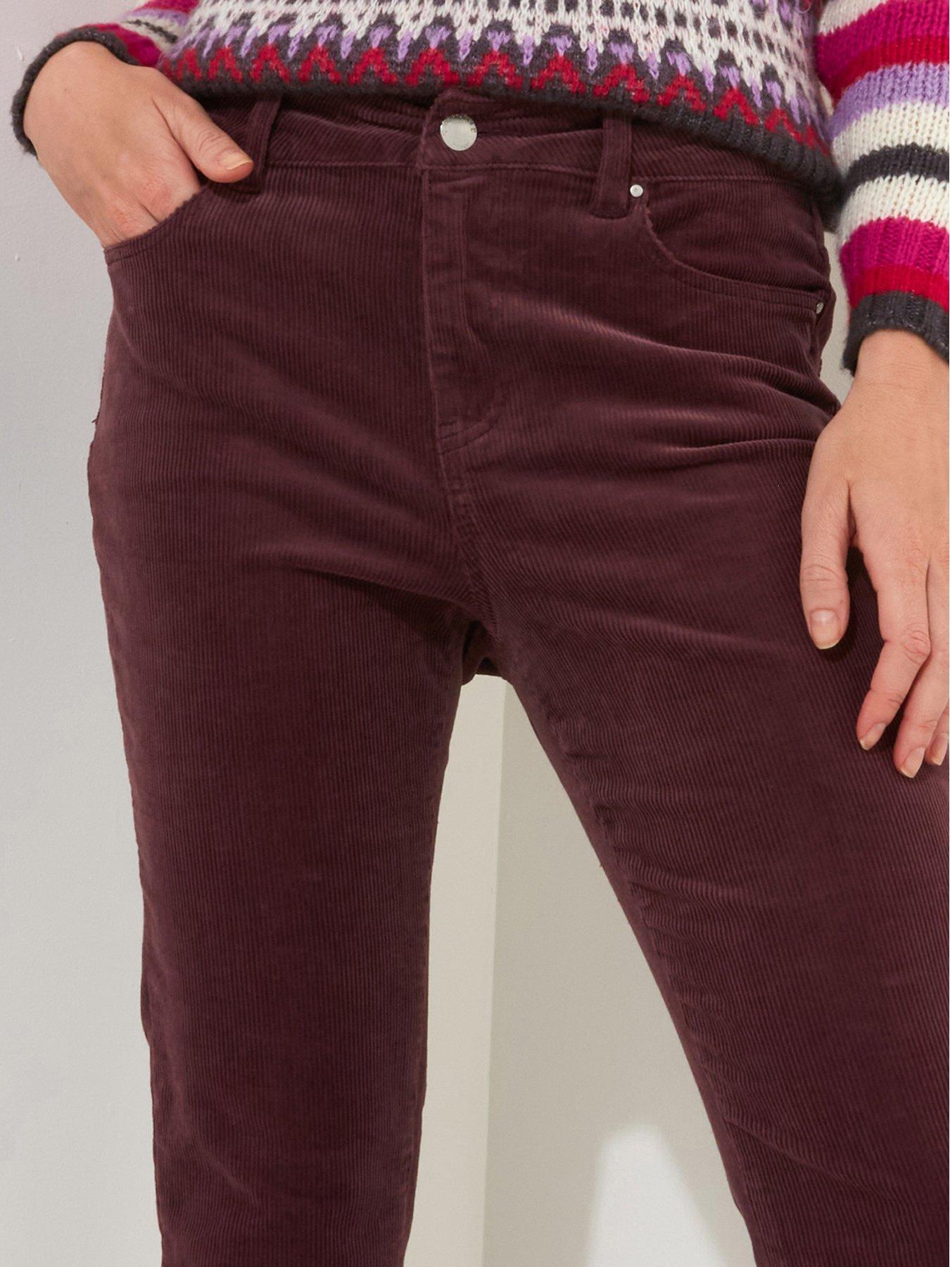 Image 4 of 5 of Joe Browns Cord Trousers - Purple