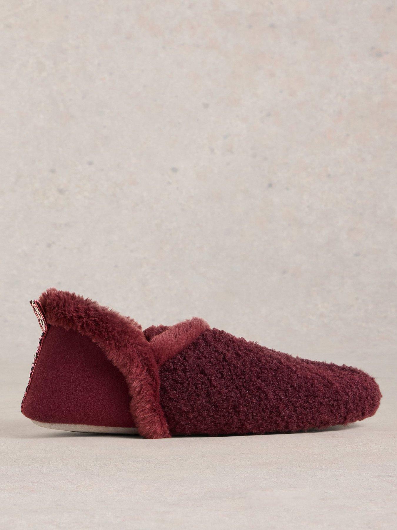  image of white-stuff-reya-closed-back-slipper-red