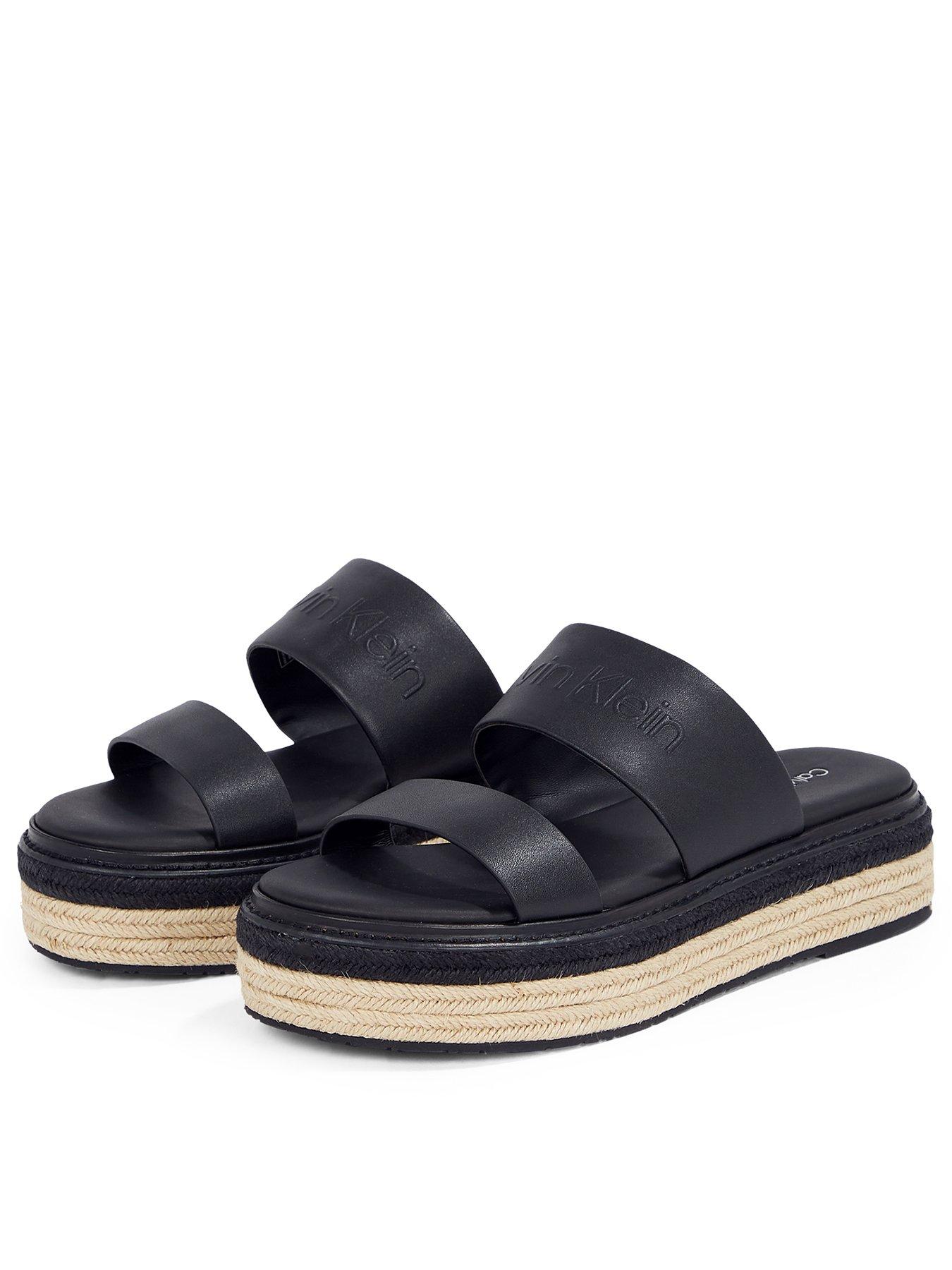 undefined Flatform Wedge Slide - Black