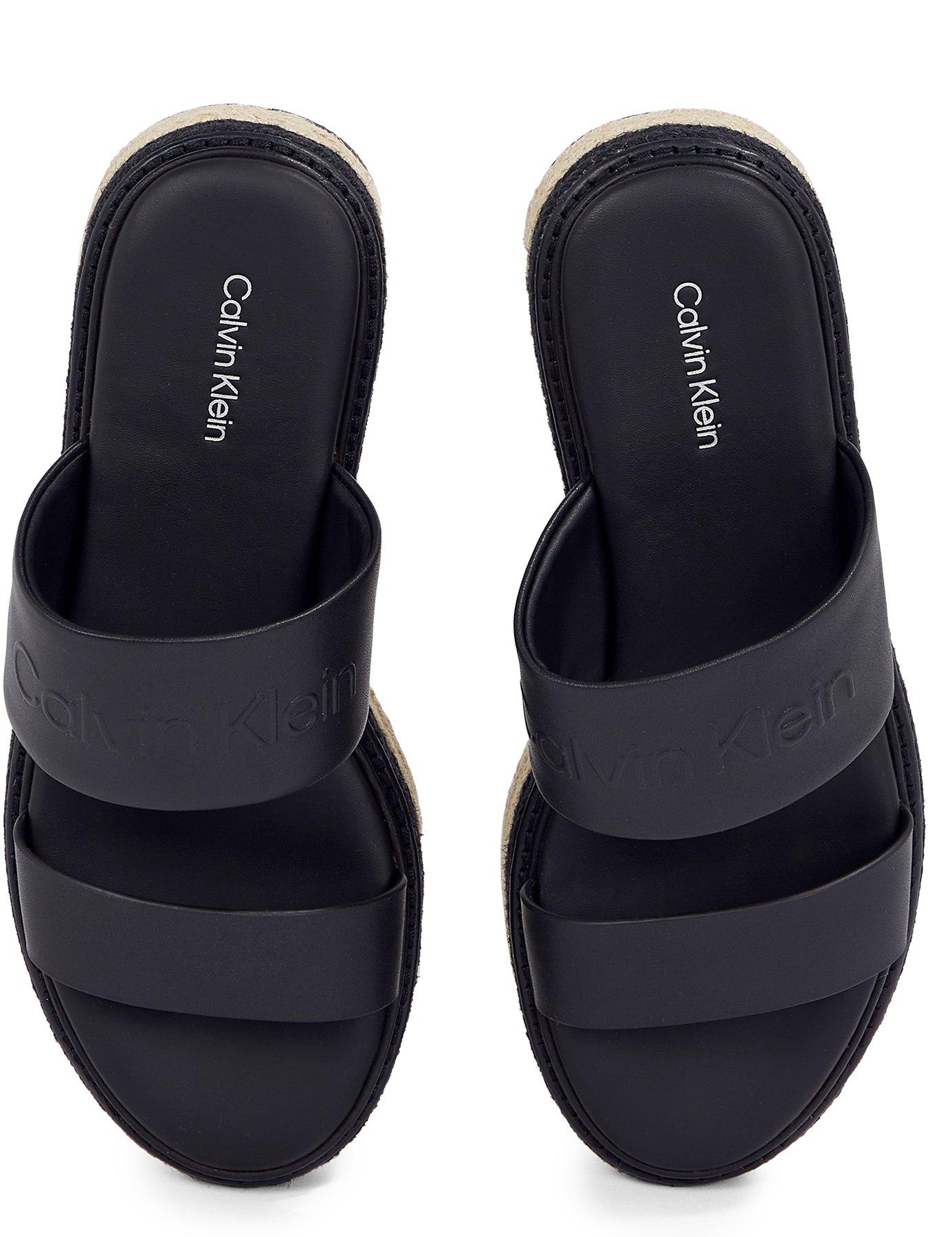  image of calvin-klein-flatform-wedge-slide-black