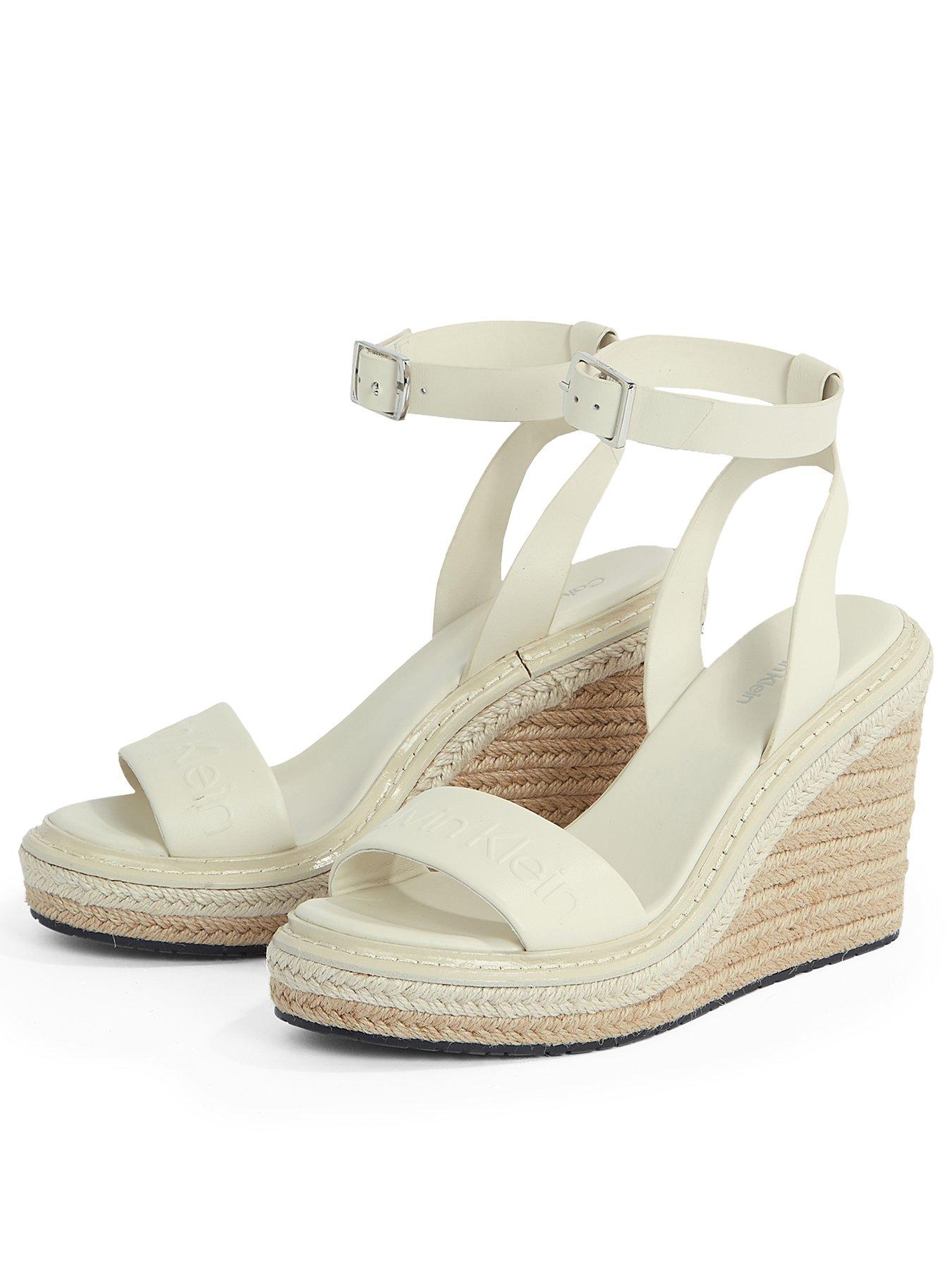 undefined Wedge Sandal - Grey