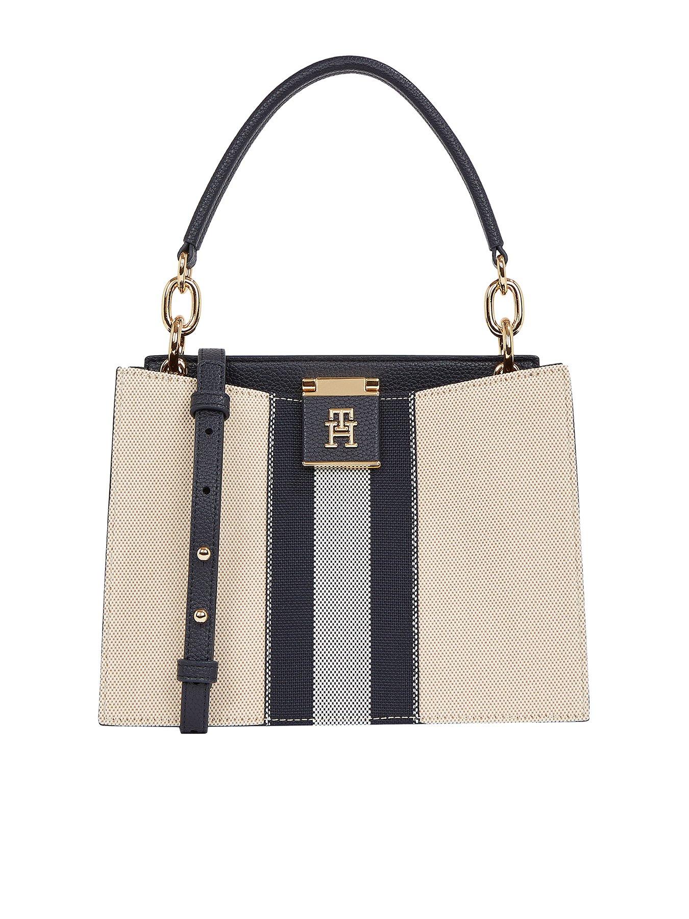 tommy-hilfiger-logo-flap-canvas-mini-tote-bag-creamnavy