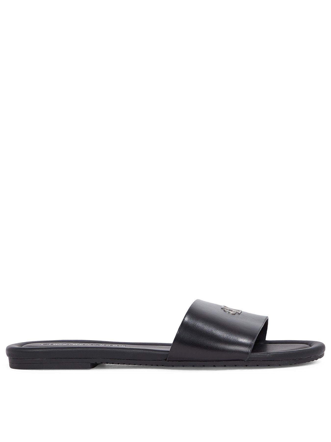 calvin-klein-hardwear-logo-sandal-black