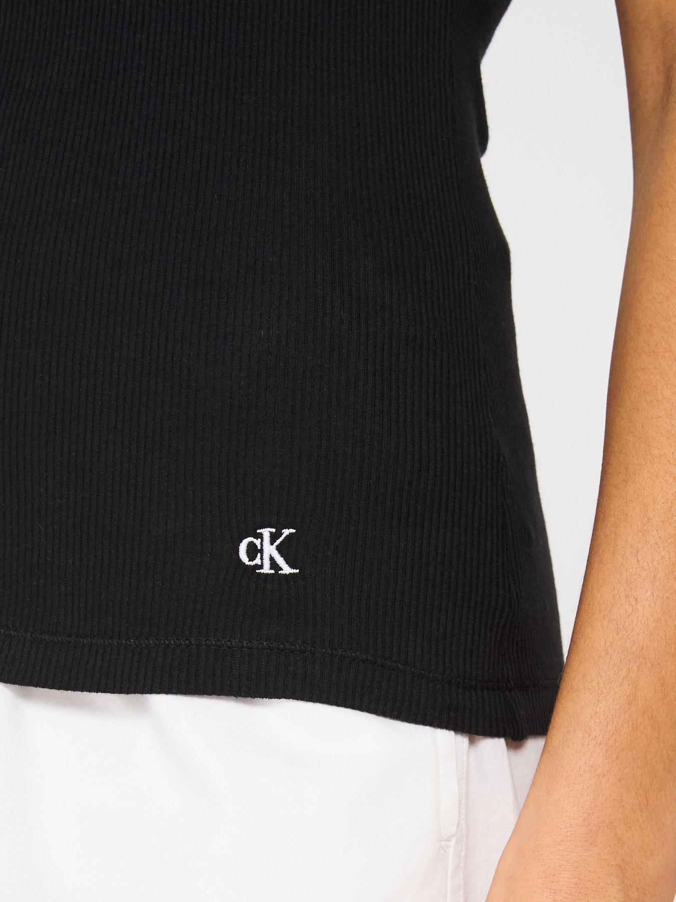  image of calvin-klein-3-pack-scoop-neck-cotton-tank-top-black