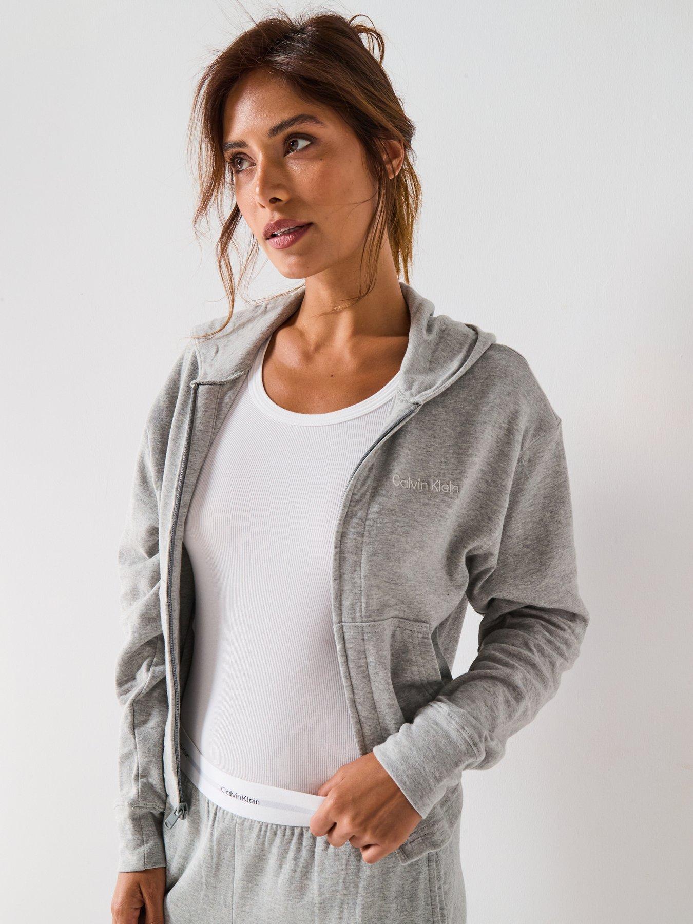undefined Full Zip Hoodie - Grey