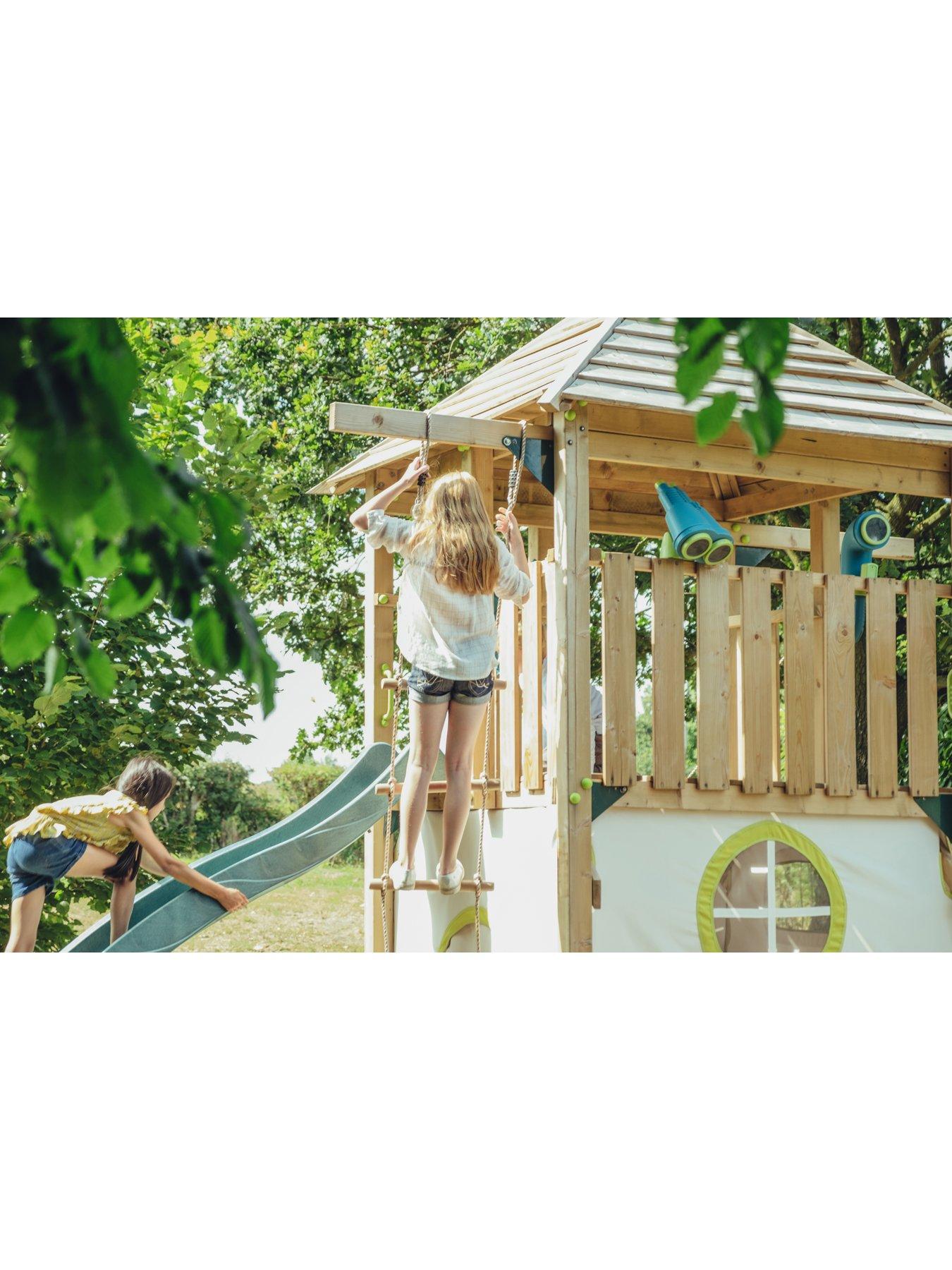 Image 5 of 8 of Plum Warthog Wooden Climbing Frame Playcentre
