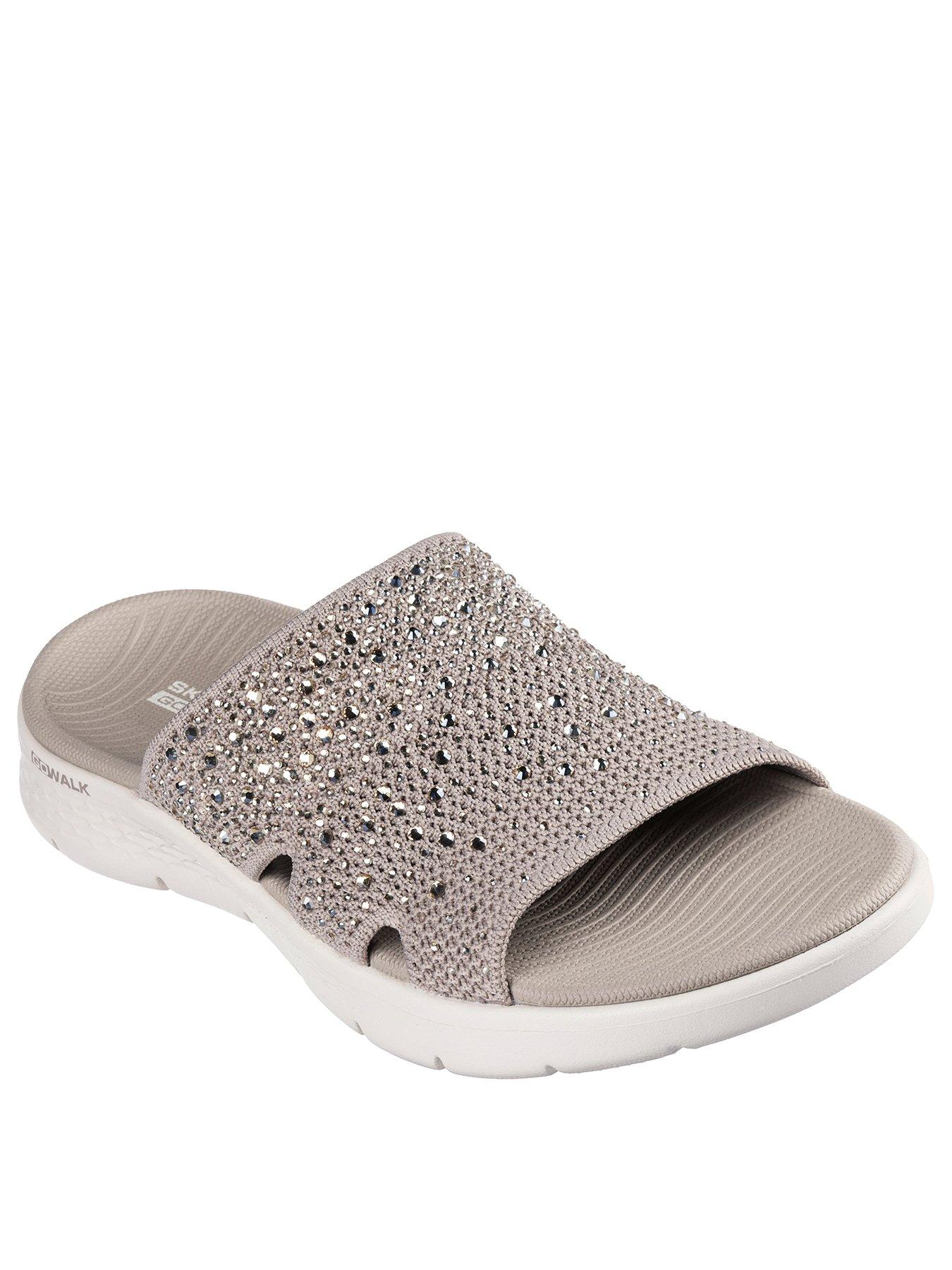  image of skechers-go-walk-flex-sandal-glitz