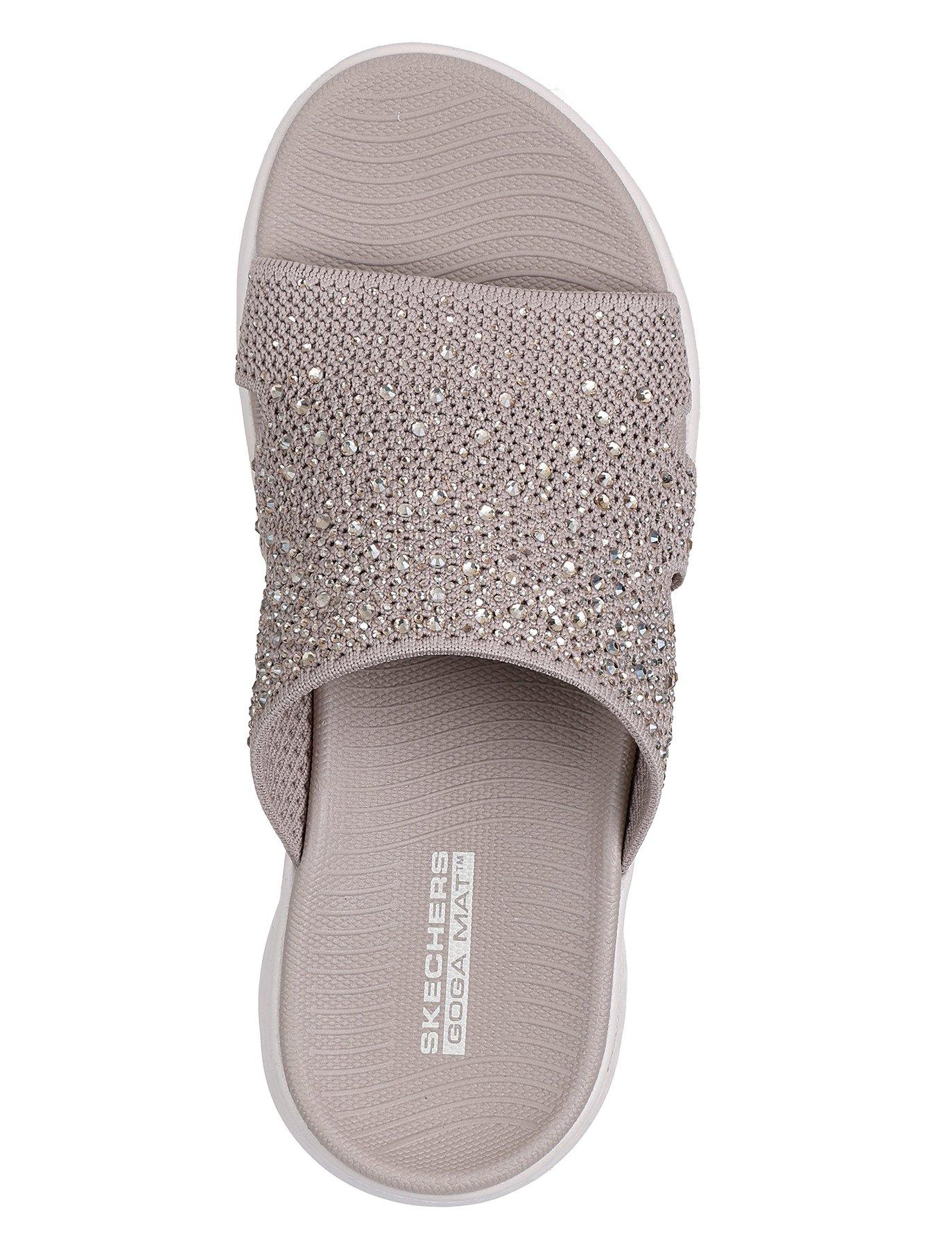 image of skechers-go-walk-flex-sandal-glitz