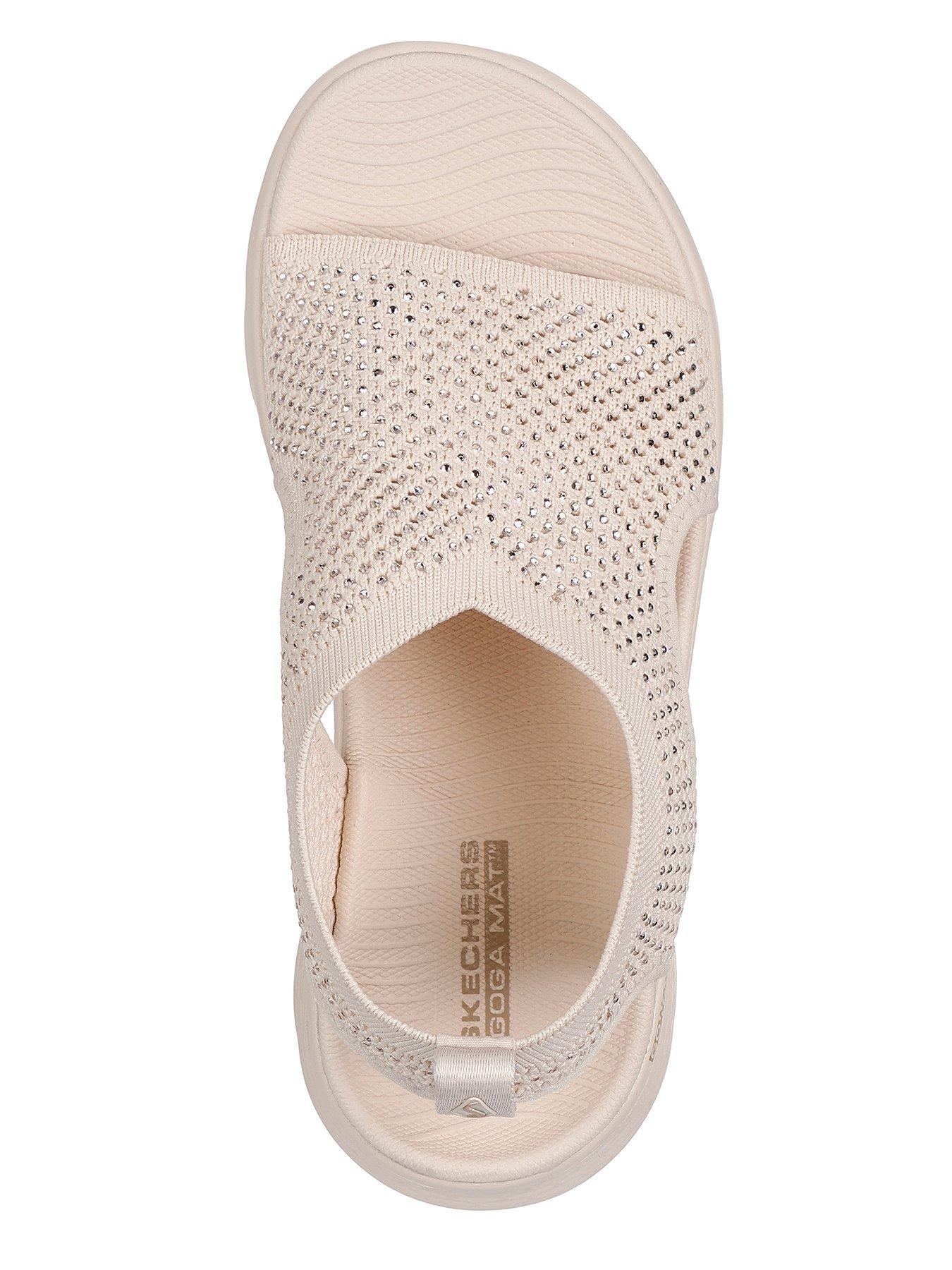  image of skechers-go-walk-flex-sandal-white