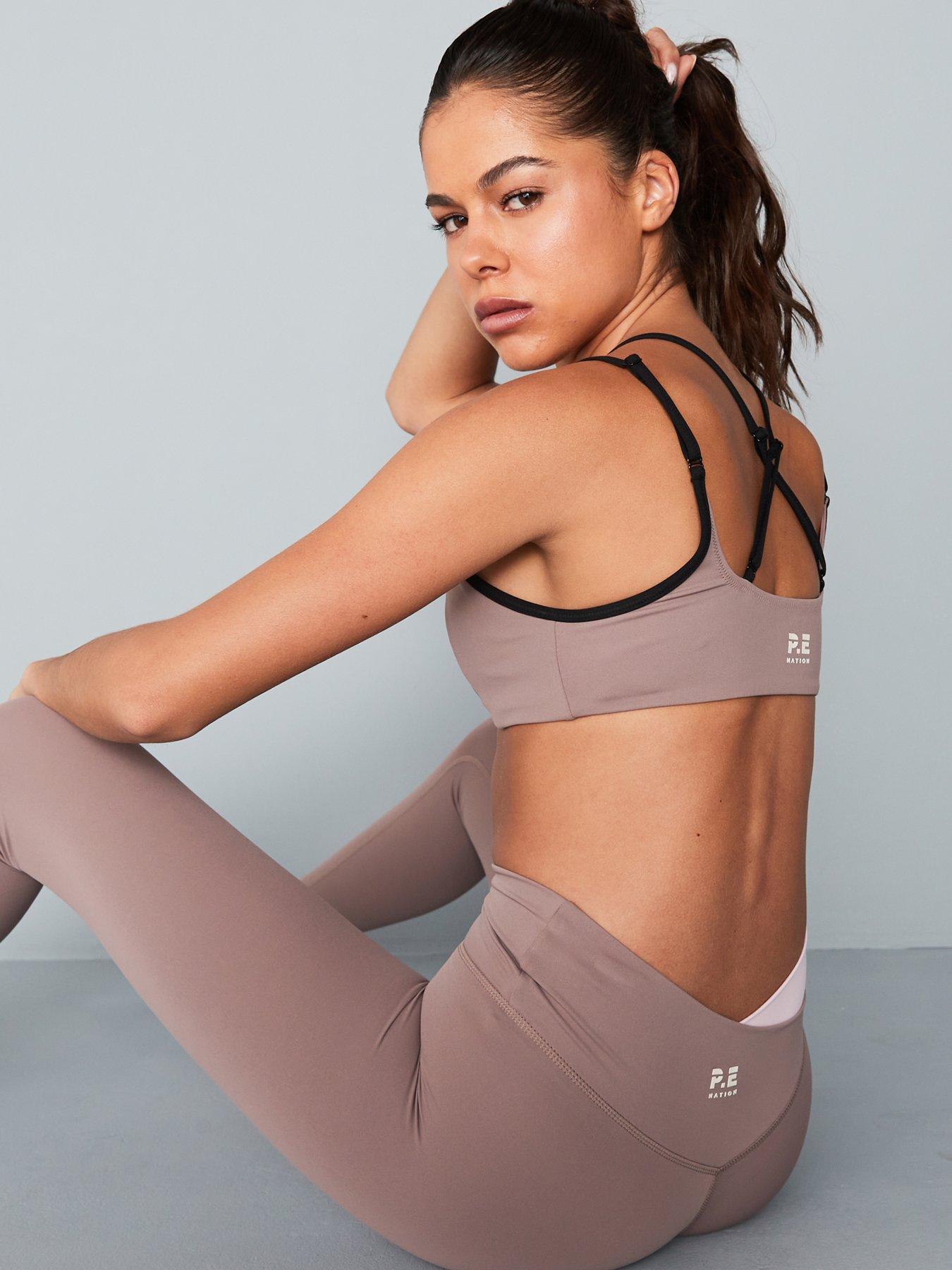 undefined Womens Training Distortion Sports Bra - Pink