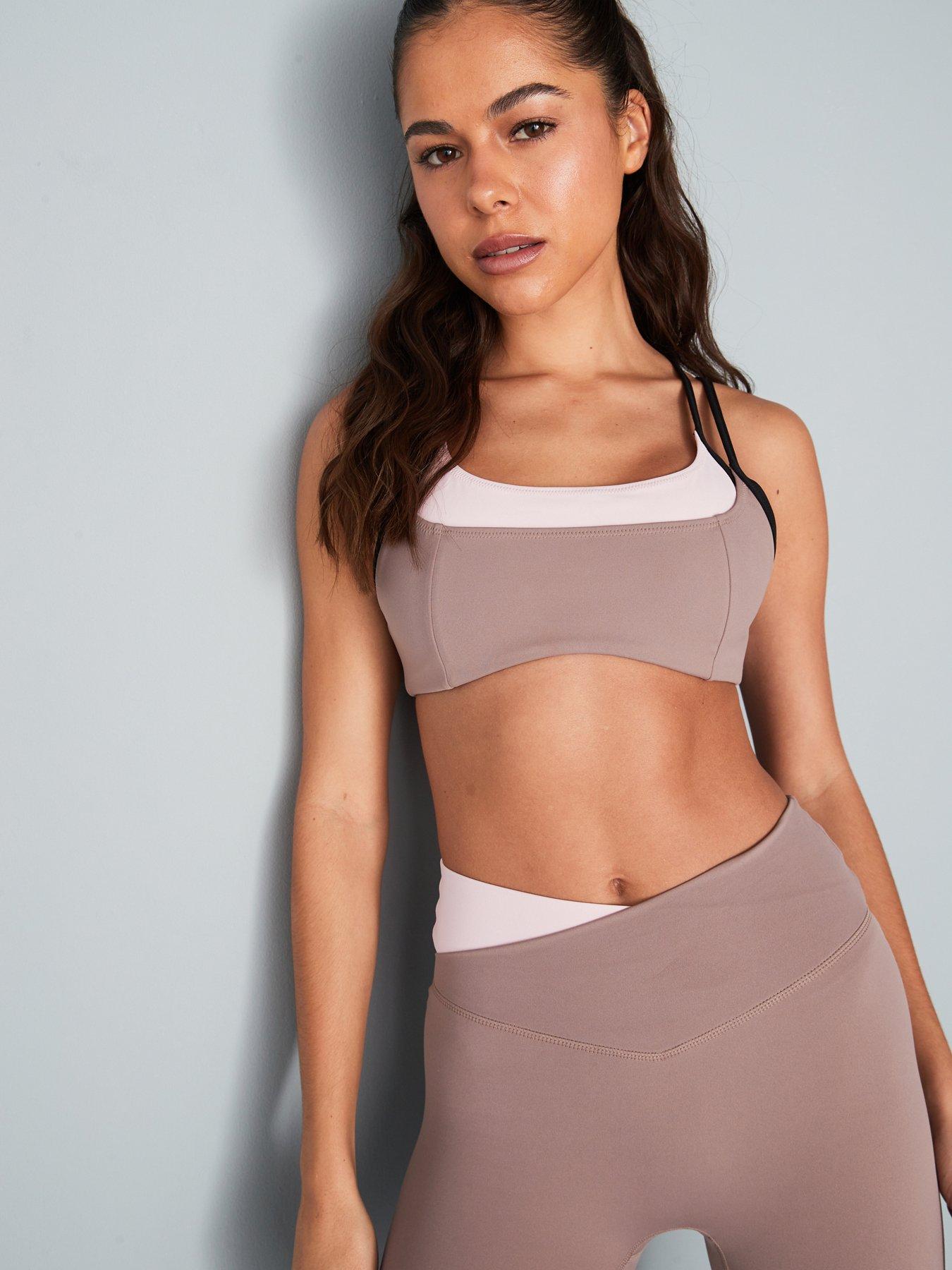 Image 6 of 6 of P.E Nation Womens Training Wander Full Length Tights - Pink