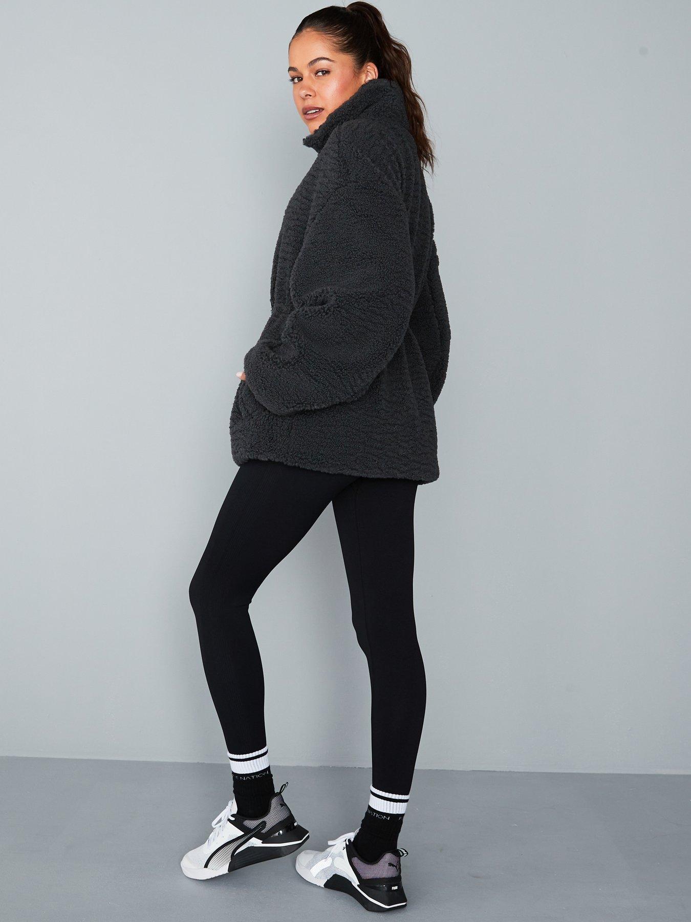 stillFront image of pe-nation-womens-training-pacific-jacket-grey