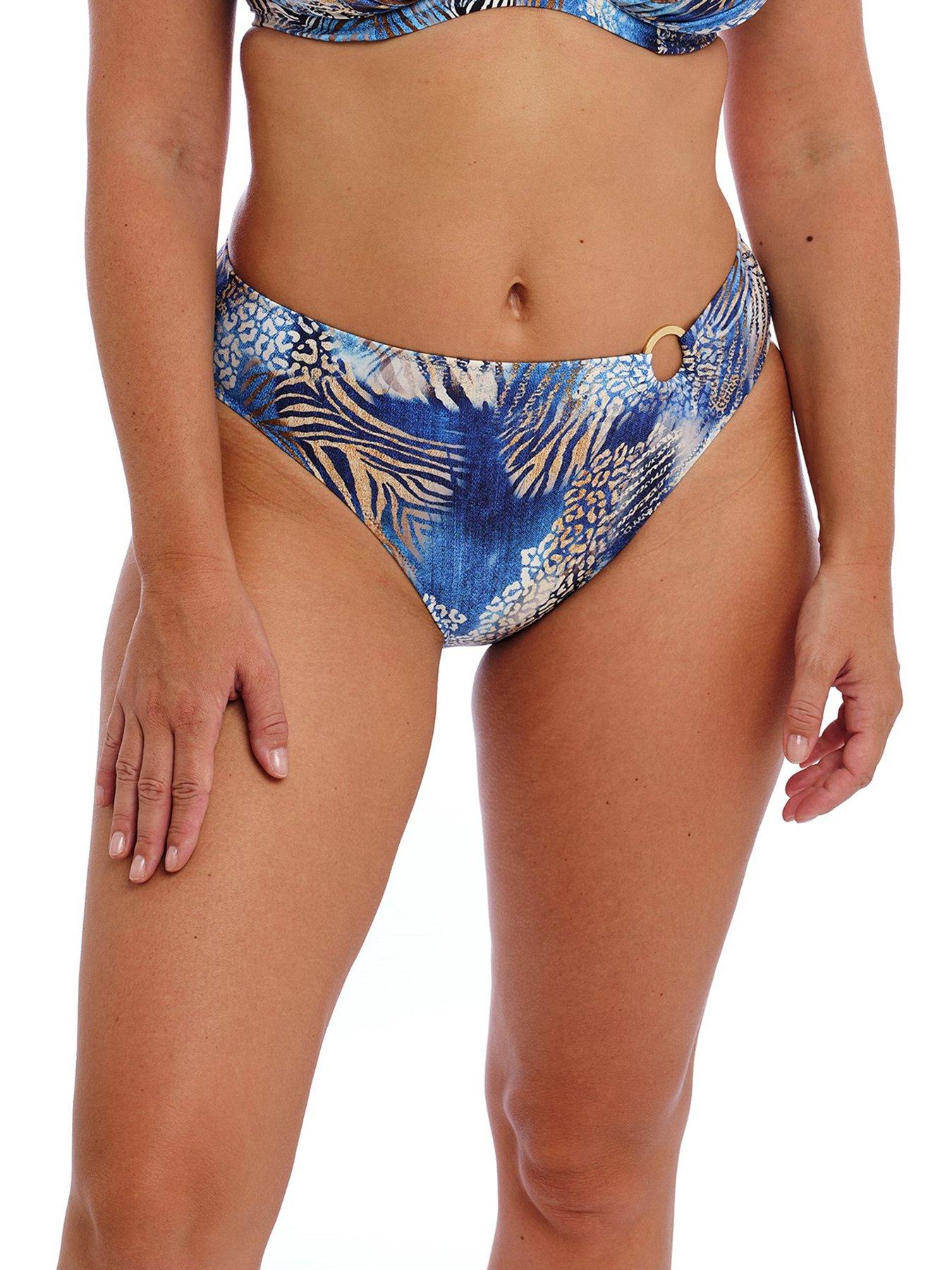 undefined Seraya Sands Mid Rise Bikini Brief - Blue