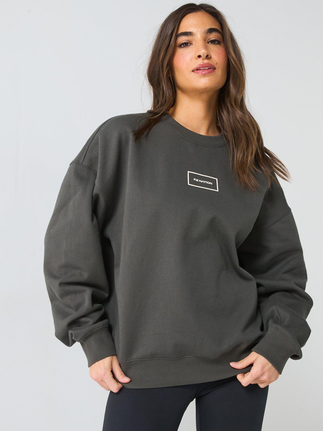 P.E Nation Womens Training Neo Sweat - Grey