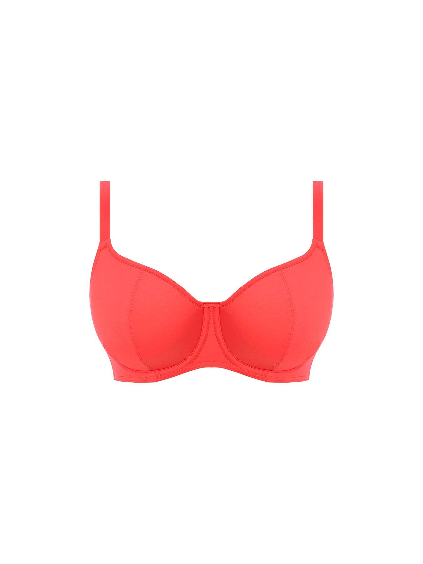  image of freya-underwired-sweetheart-bikini-top-orange