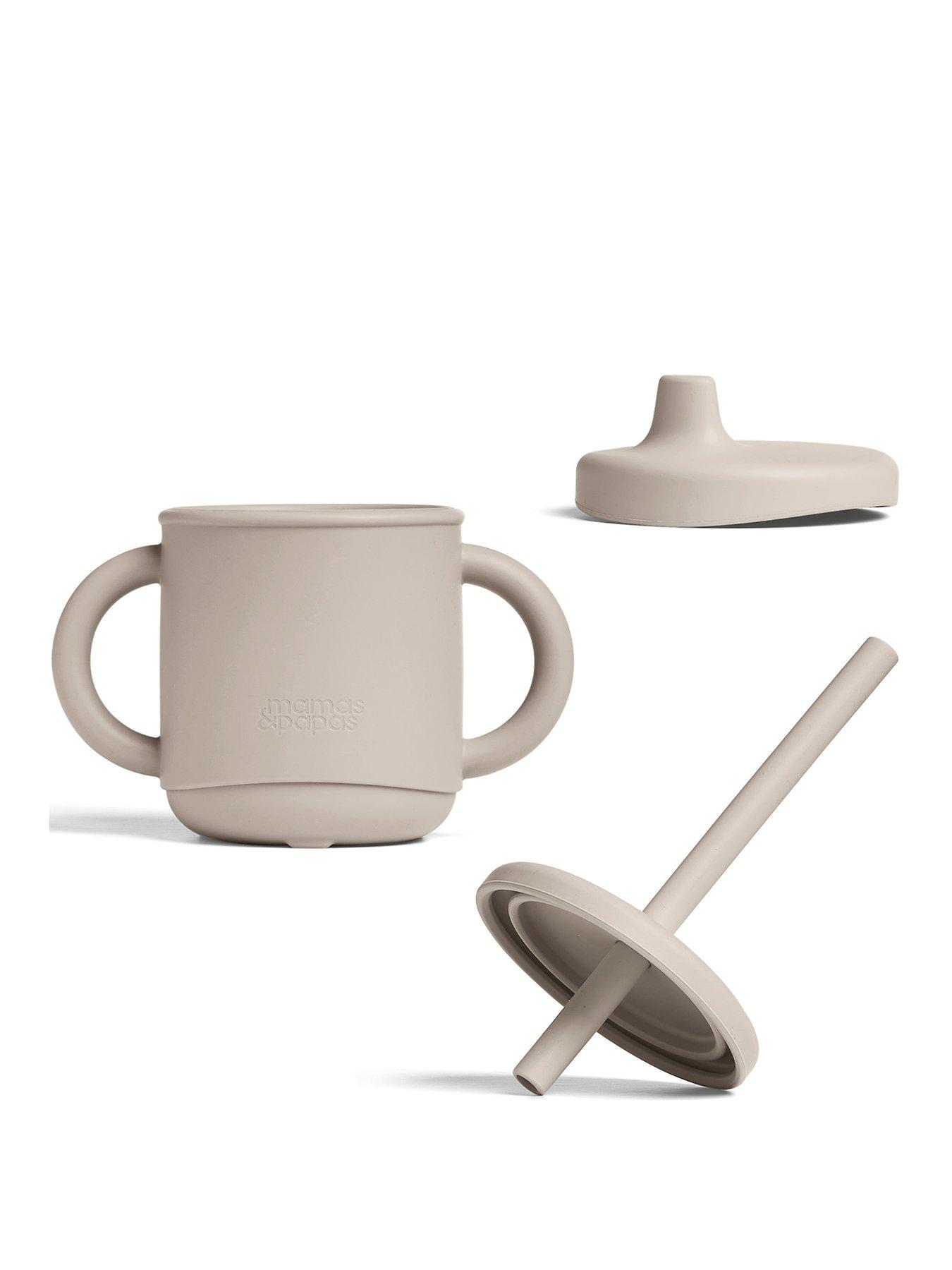 Image 2 of 6 of Mamas & Papas Silicone Sippy Cup / Snack Pot&nbsp;- Truffle