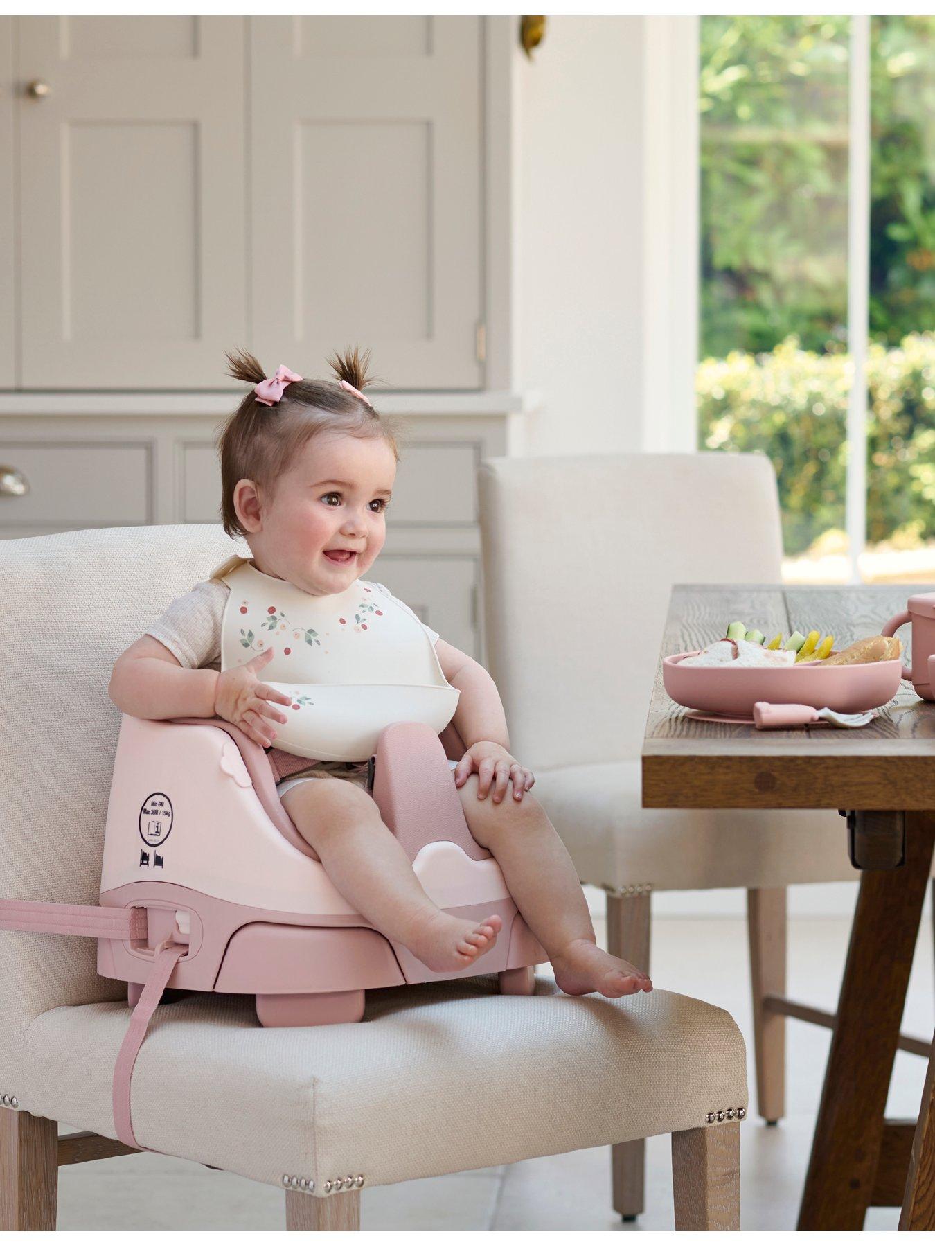 Image 6 of 6 of Mamas & Papas 2 Pack Silicone Bibs - Floral Berry