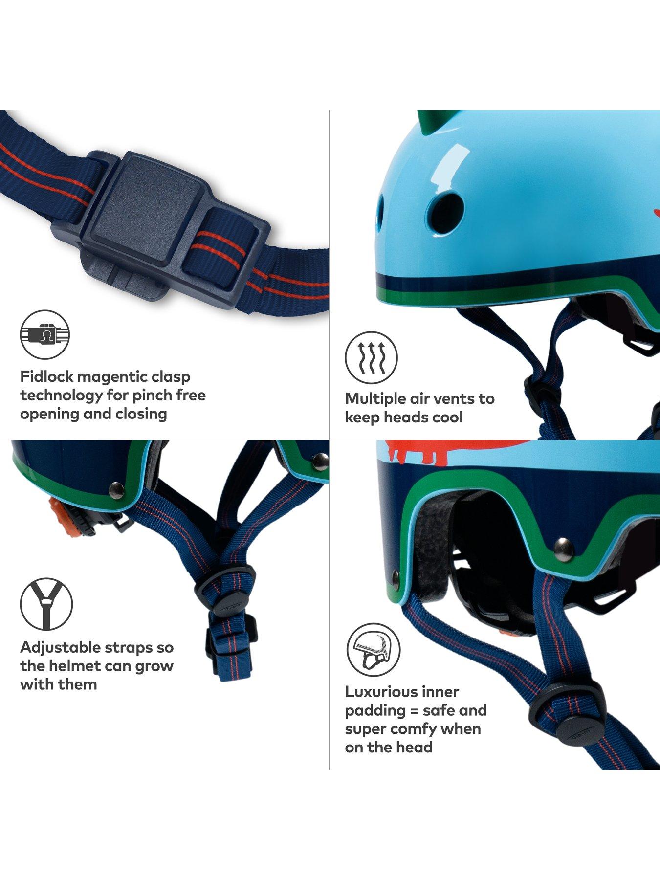  image of micro-scooter-dino-3d-helmet