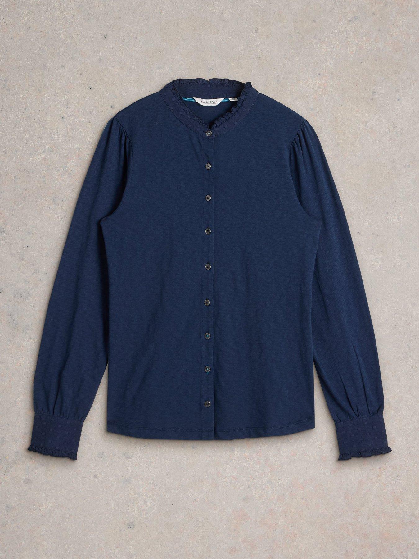  image of white-stuff-jessica-shirt-navy