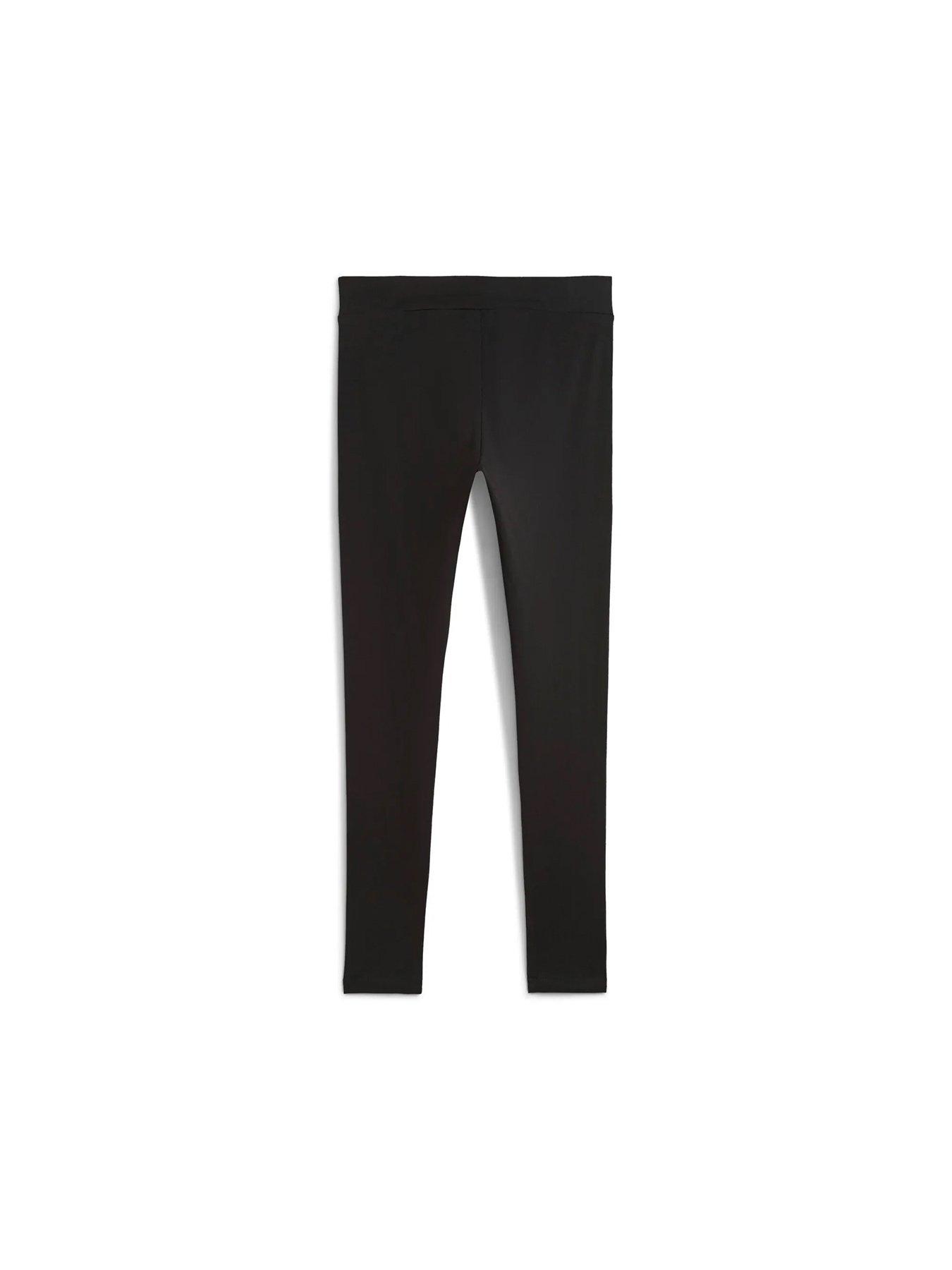  image of puma-womens-essentials-logo-leggings-black